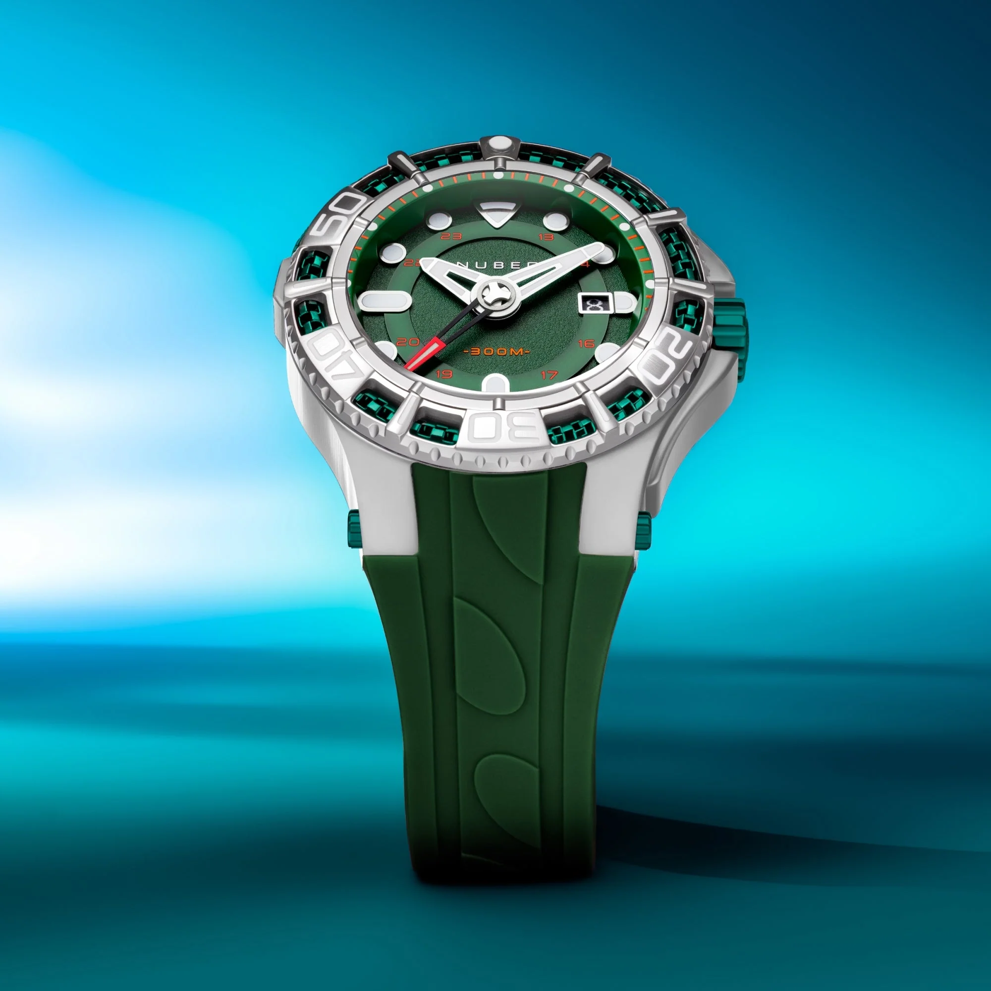 Manta Automatic Limited Edition Green / Silicone | Green Dial - Image 4
