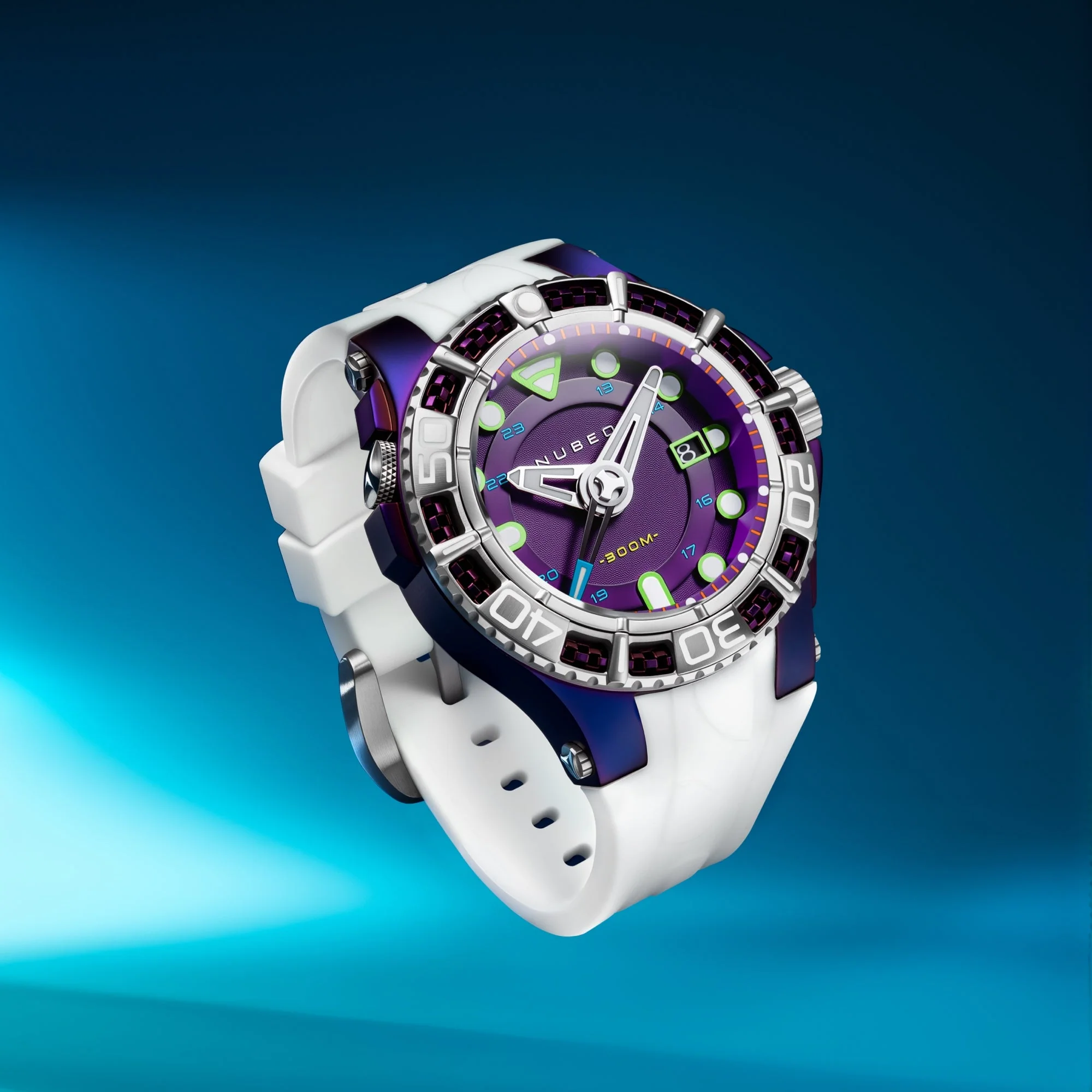 Manta Automatic Limited Edition Purple / Silicone | Purple Dial - Image 2