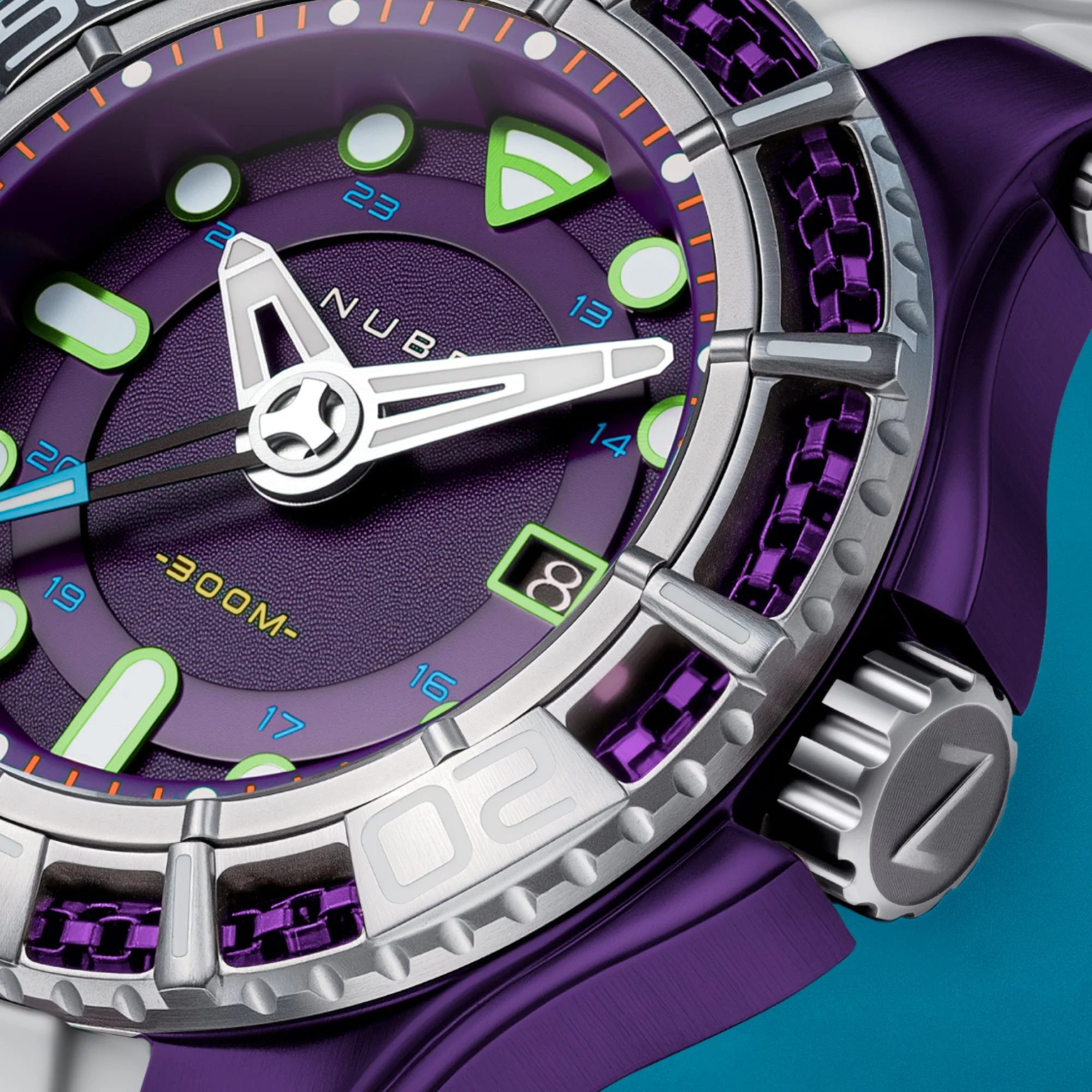 Manta Automatic Limited Edition Purple / Silicone | Purple Dial - Image 3