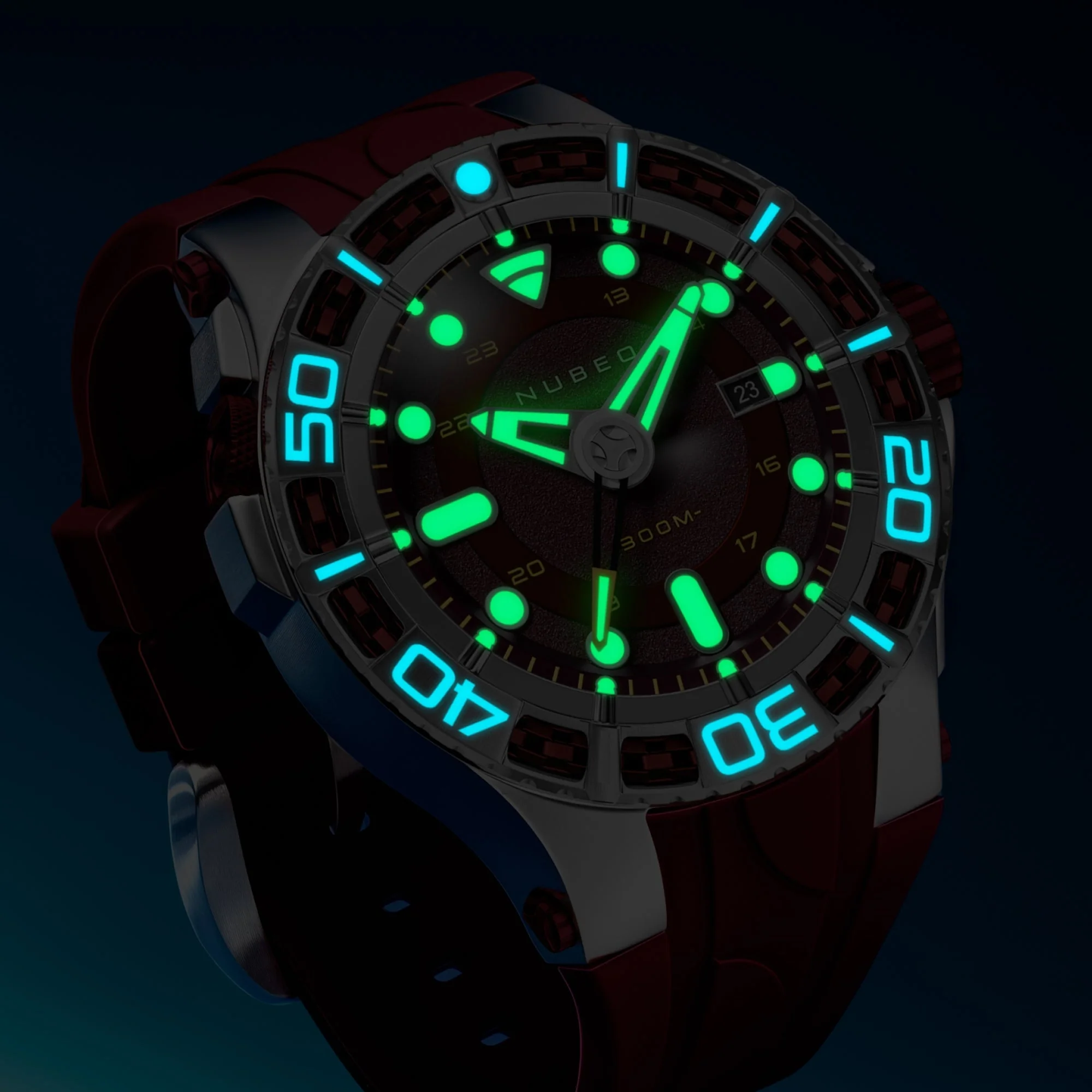 Manta Automatic Limited Edition Red / Silicone | Red Dial - Image 3