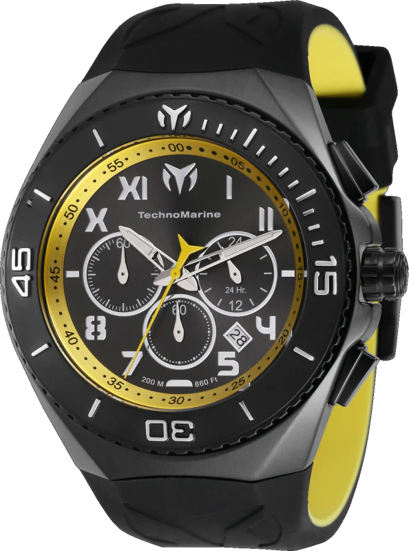 Manta LATAM Exclusive 48mm / Black and Yellow / Black and Yellow | Black and Yellow Dial