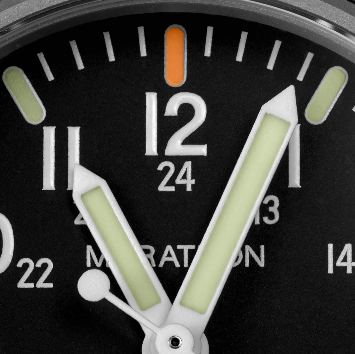 MaraGloPilot's Navigator with Date Black NGM/Def Std | Matte Black Dial - Image 2