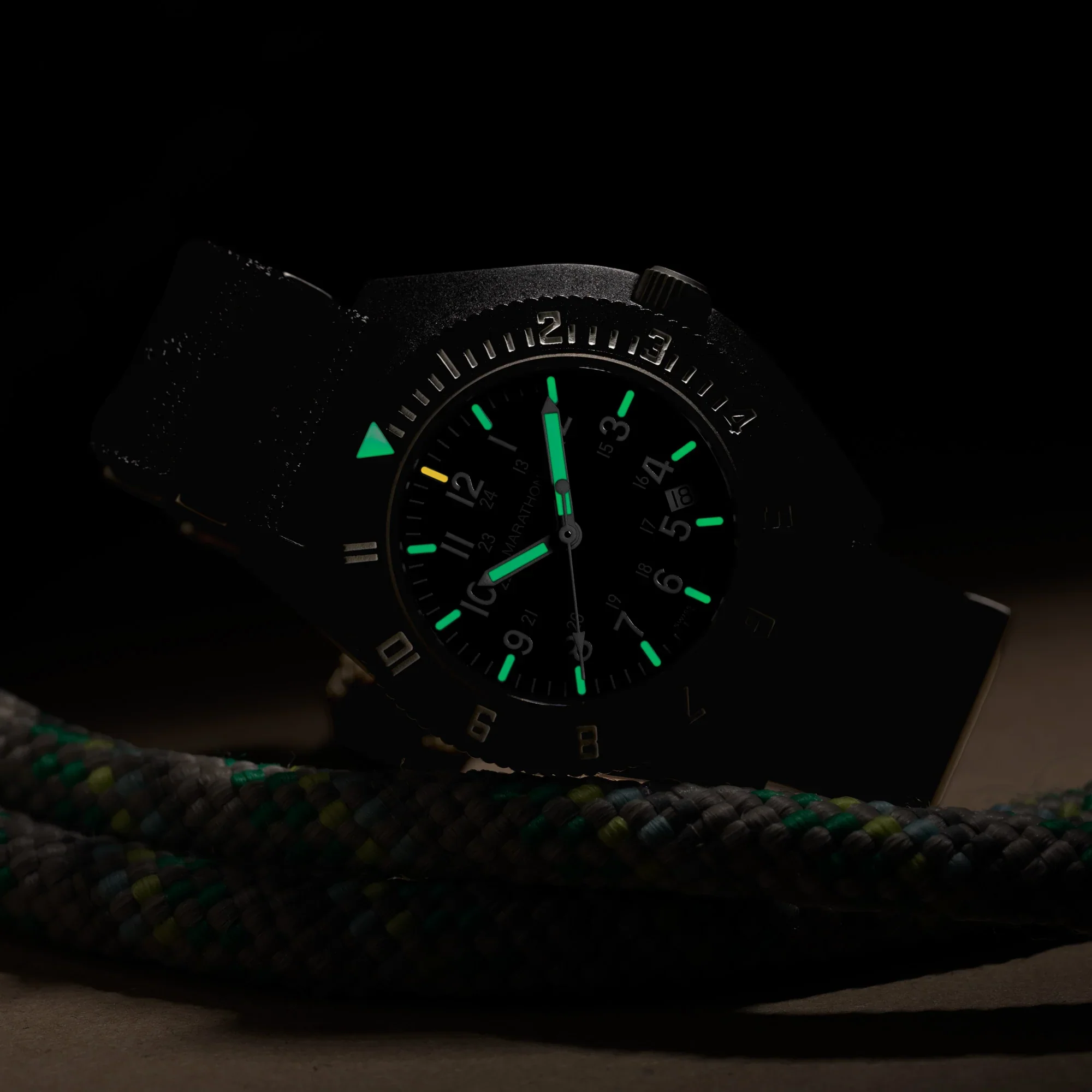 MaraGloPilot's Navigator with Date Black NGM/Def Std | Matte Black Dial - Image 3