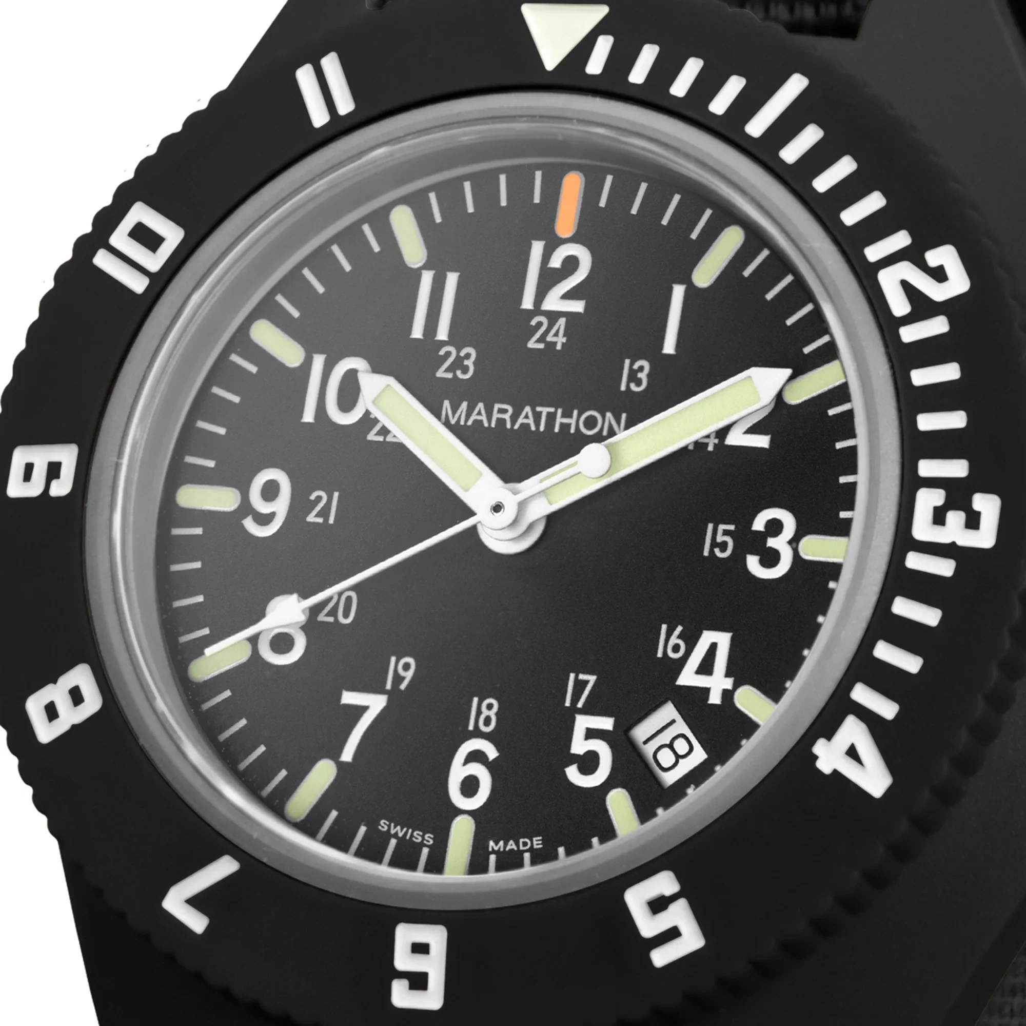 MaraGloPilot's Navigator with Date Black NGM/Def Std | Matte Black Dial - Image 4
