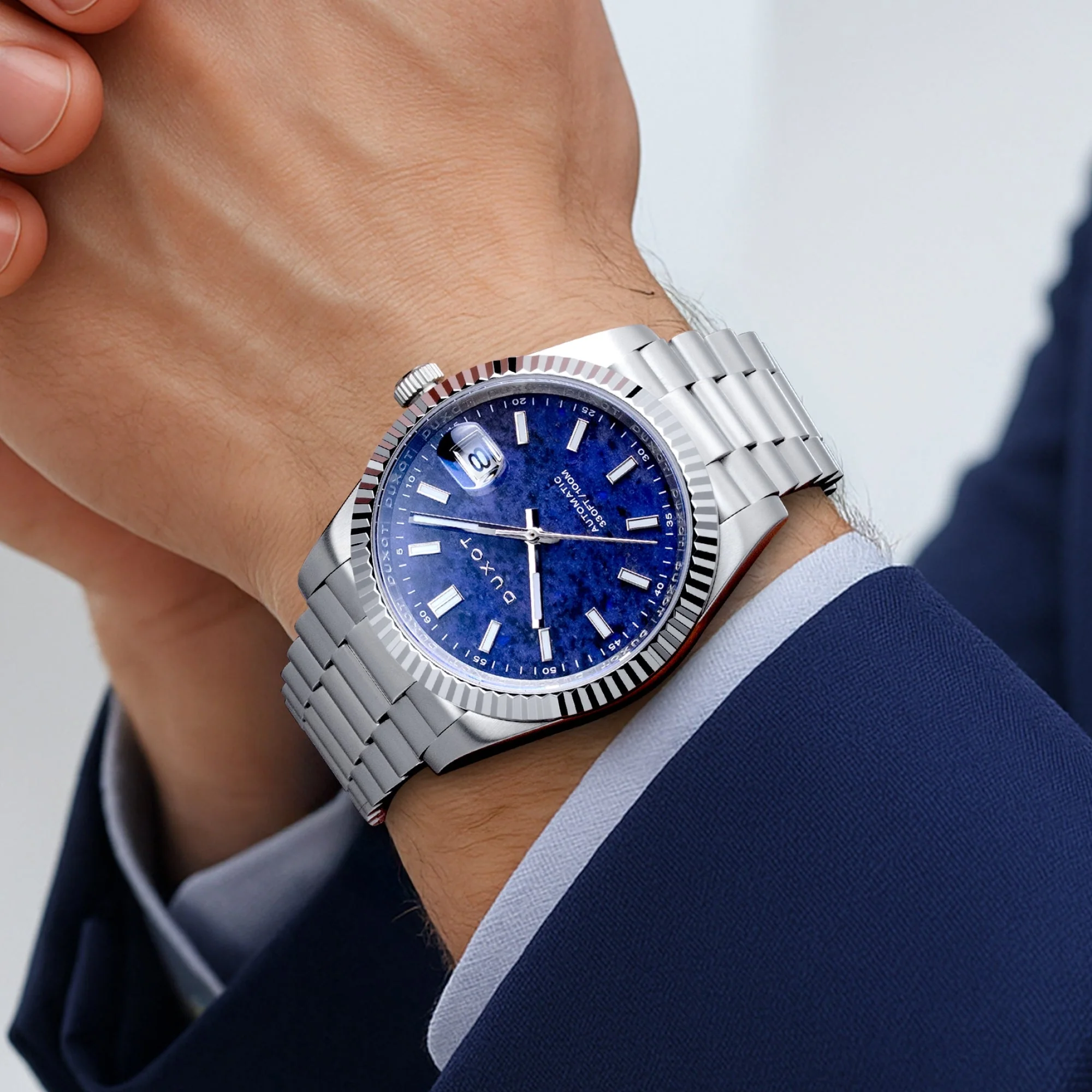 Marcel Automatic Lapidary Limited Edition Blue / Stainless Steel | Blue Dial - Image 2