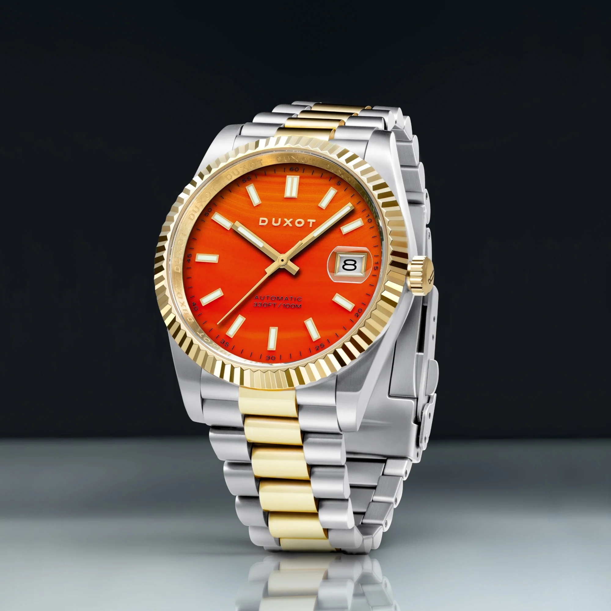 Marcel Automatic Lapidary Limited Edition Orange / Stainless Steel | Orange Dial - Image 3