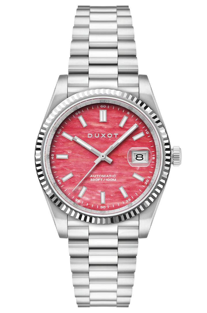 Marcel Automatic Lapidary Limited Edition Pink / Stainless Steel | Pink Dial