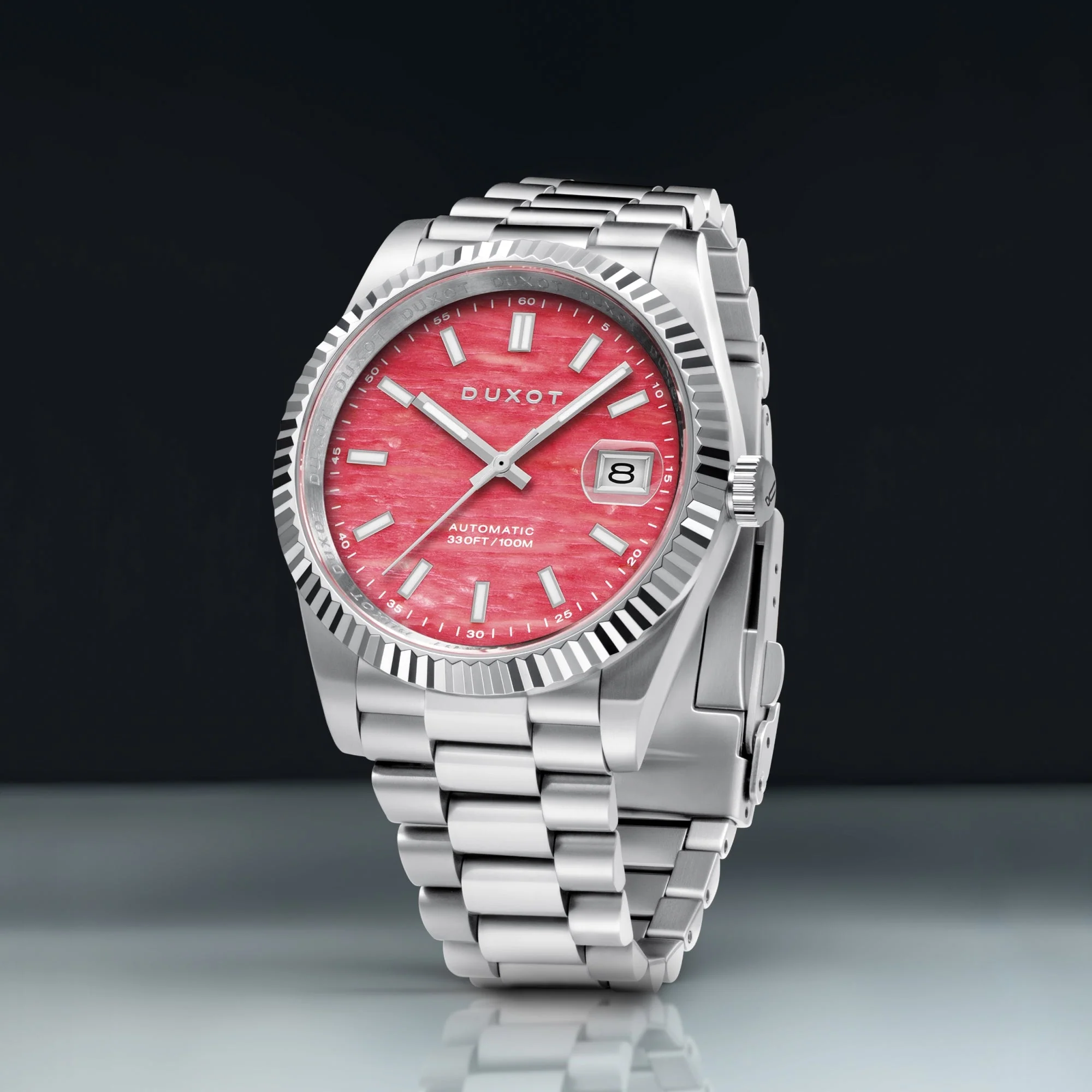 Marcel Automatic Lapidary Limited Edition Pink / Stainless Steel | Pink Dial - Image 3