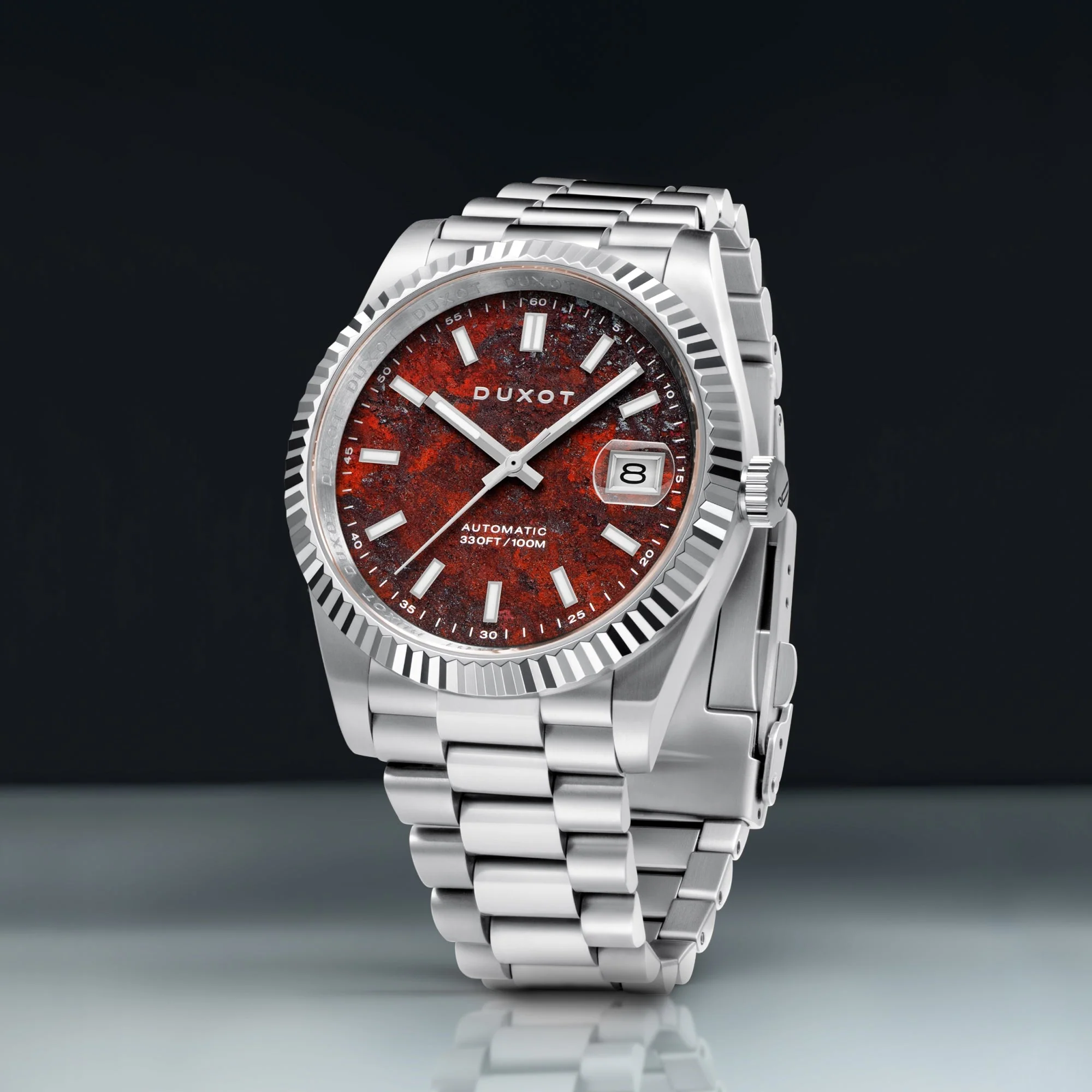 Marcel Automatic Lapidary Limited Edition Red / Stainless Steel | Red Dial - Image 3