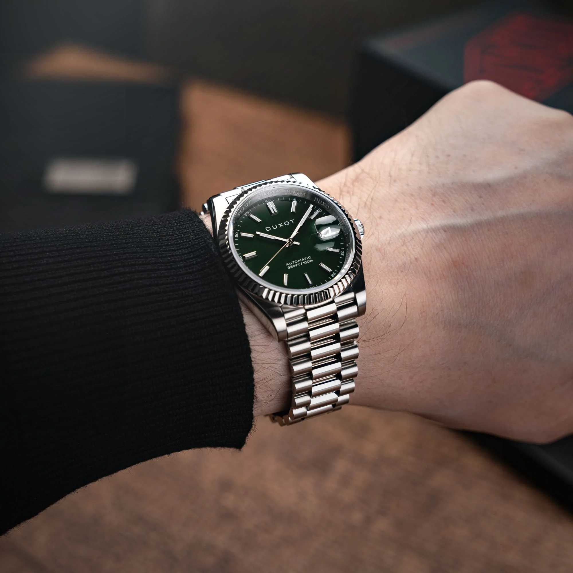 Marcel Diver Automatic Dark Green / Stainless Steel | Green Dial - Image 3
