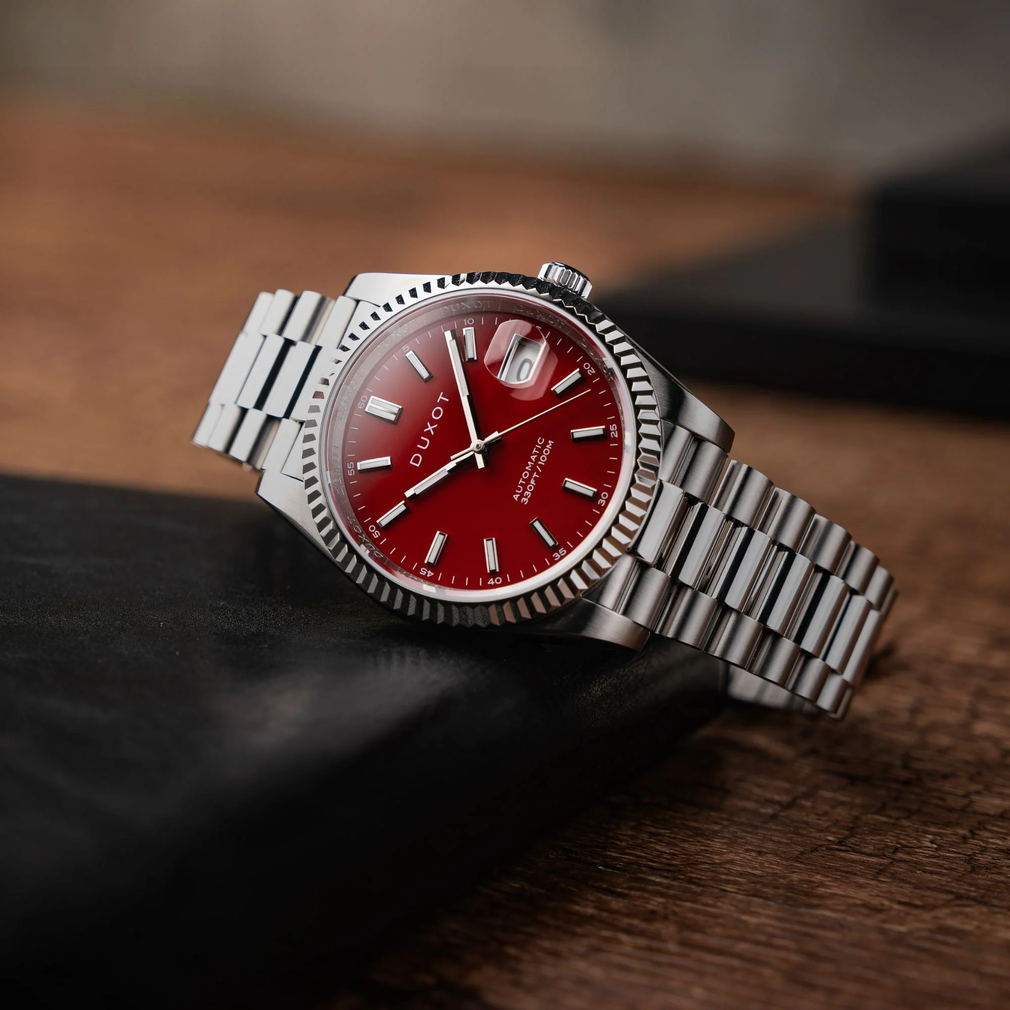 Marcel Diver Automatic Red / Stainless Steel | Red Dial - Image 2