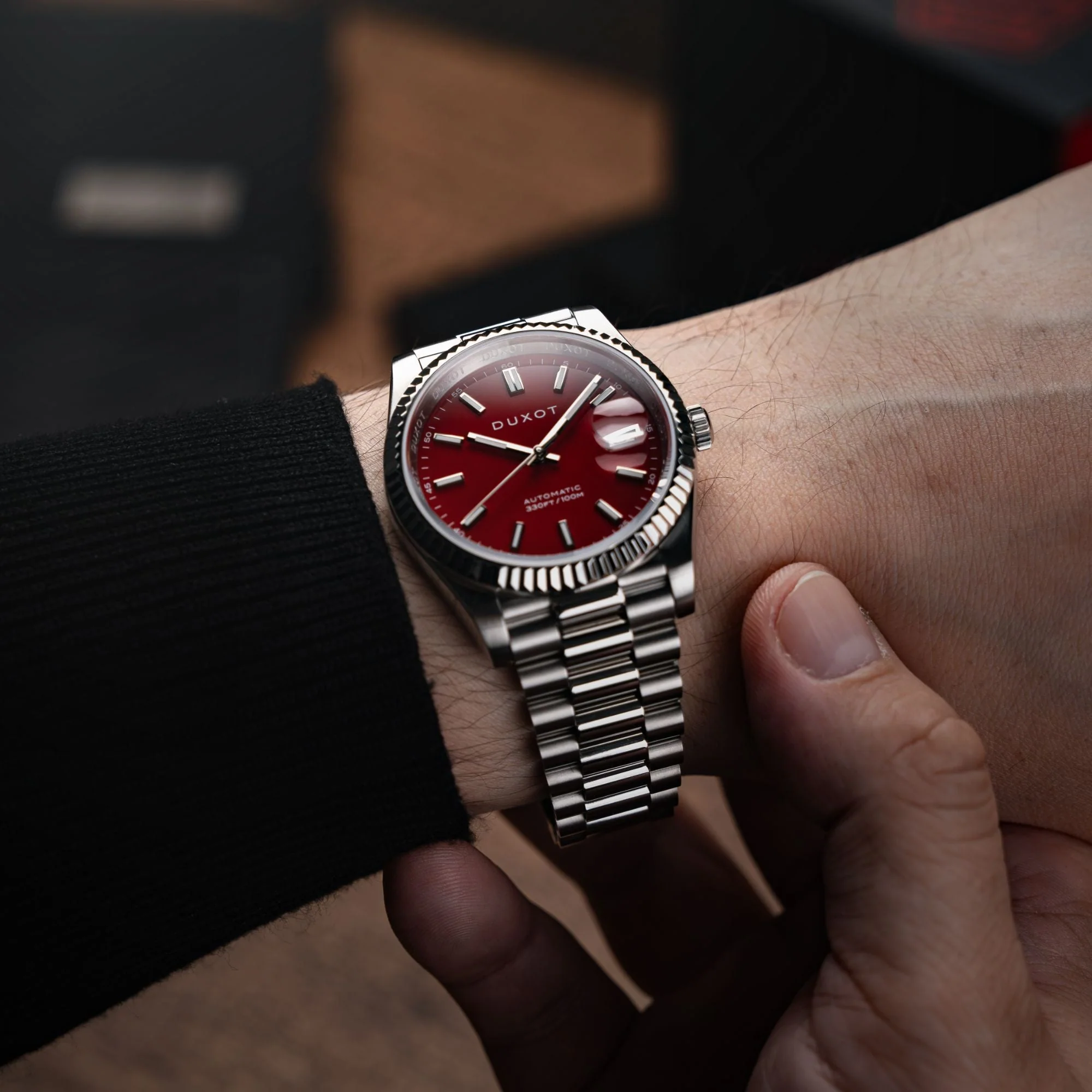 Marcel Diver Automatic Red / Stainless Steel | Red Dial - Image 3