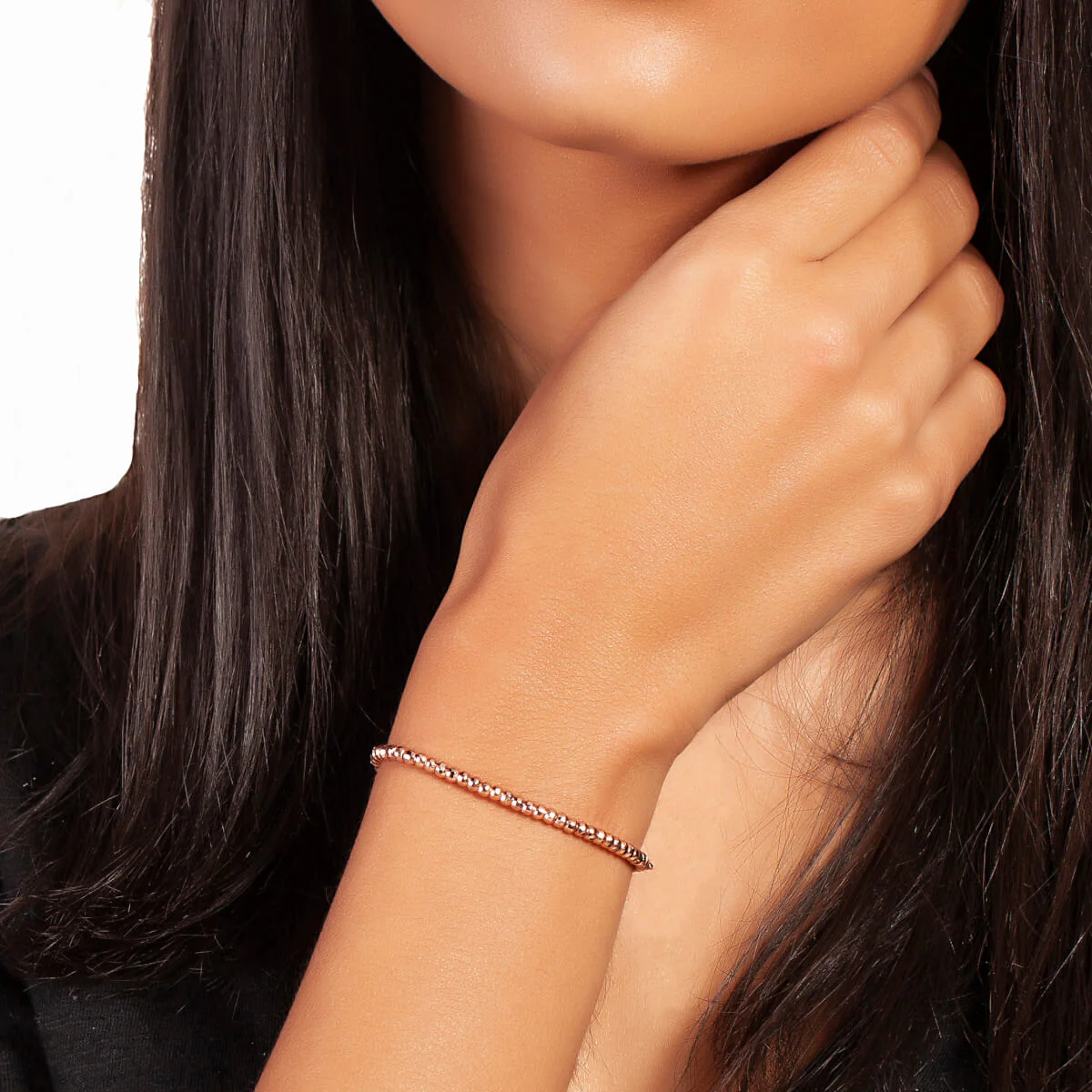 Marigold Bolo Bracelet 18k Rose Gold - Image 2