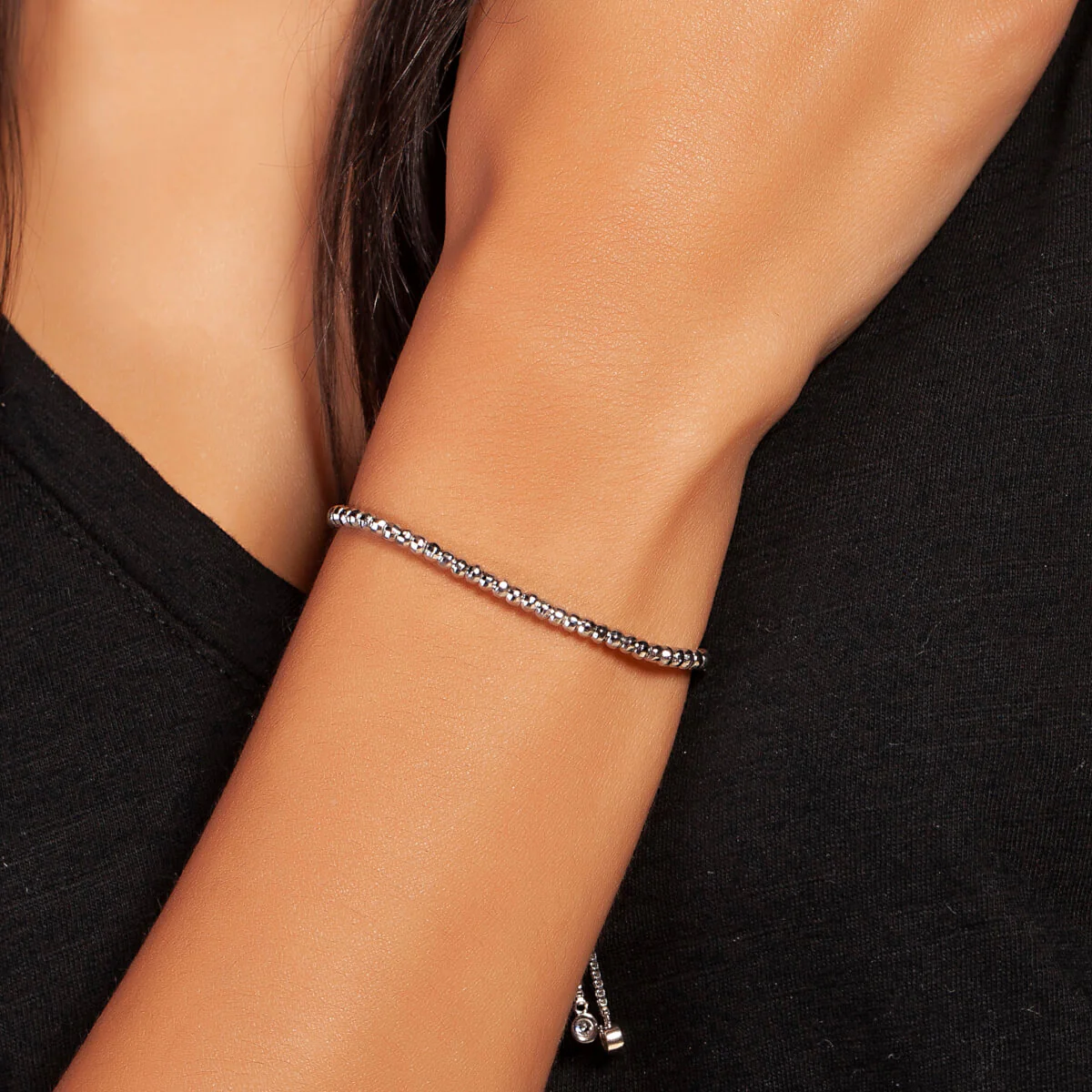 Marigold Bolo Bracelet 18k White Gold - Image 2