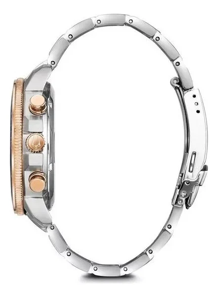 Men's Marine Star Stainless Steel and Rose-Gold Tone - Image 2