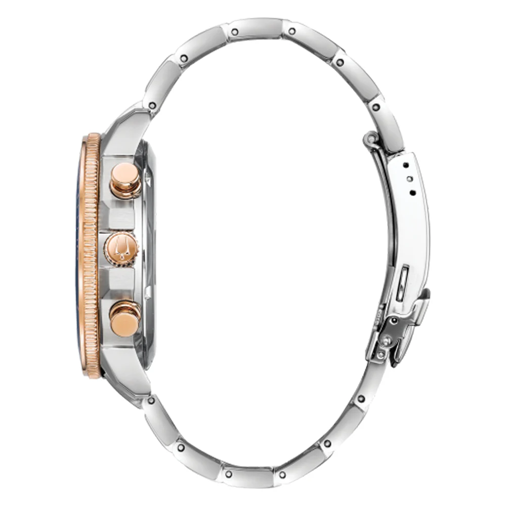 Men's Marine Star Stainless Steel and Rose-Gold Tone - Image 7