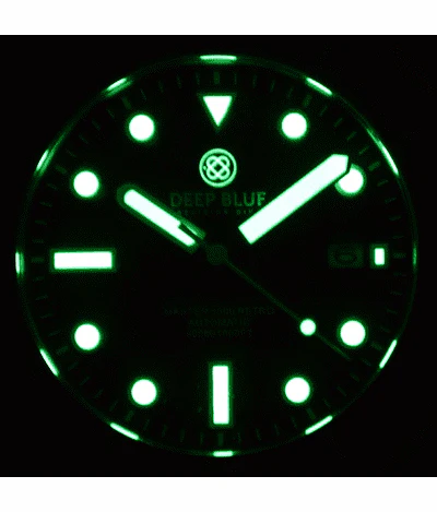 Master 1000 Retro Collection 44mm Black / Green Rubber | Black Dial - Image 2