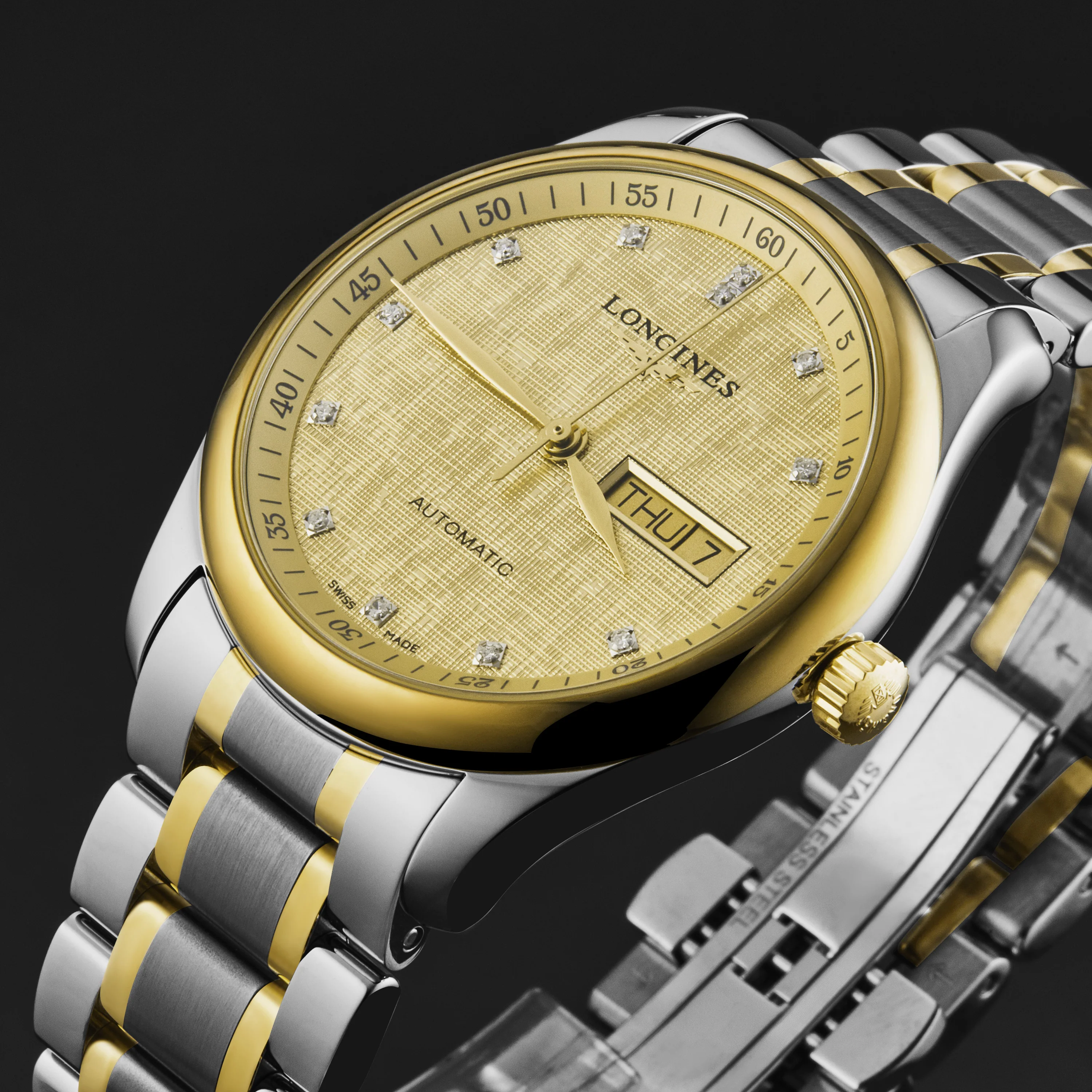 Master Collection L27555387 / Champagne textured | Champagne textured Dial - Image 2