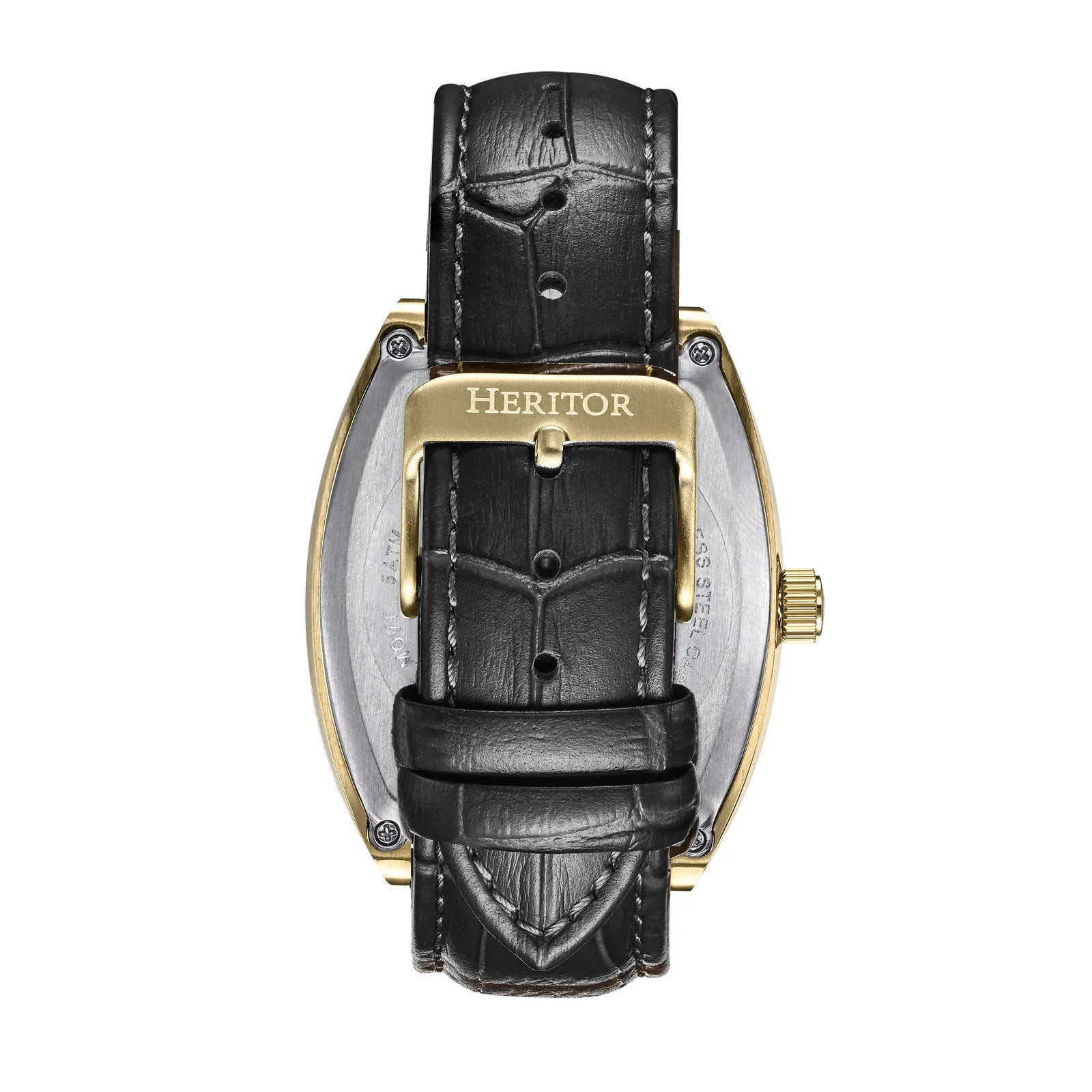 Masterson w/ 24 Hour Hand Black / Gold Black Dial - Image 3