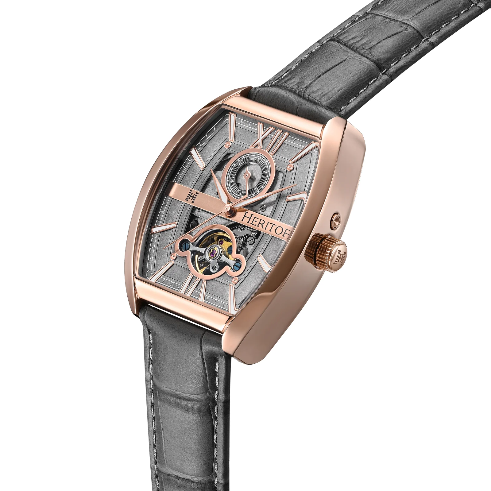 Masterson w/ 24 Hour Hand Grey / Rose Gold Grey Dial - Image 2