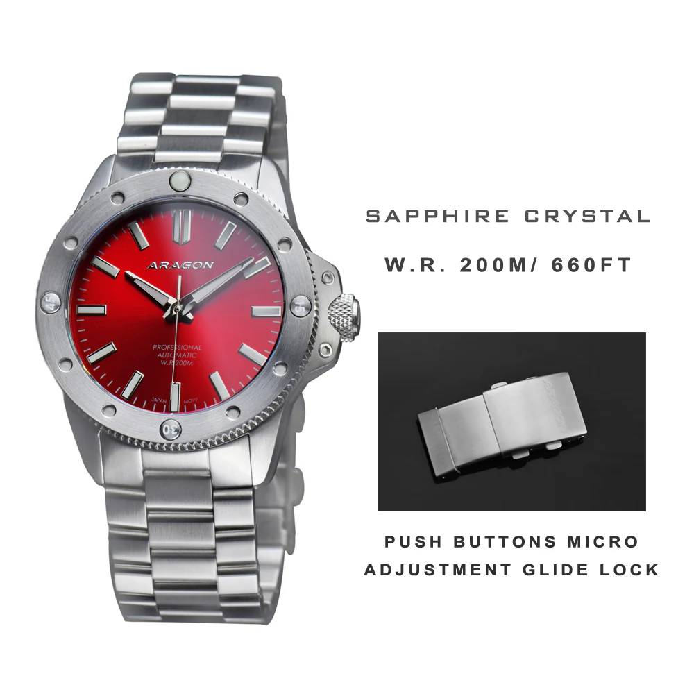 Matador 42 Automatic Red Dial | Red Dial - Image 2