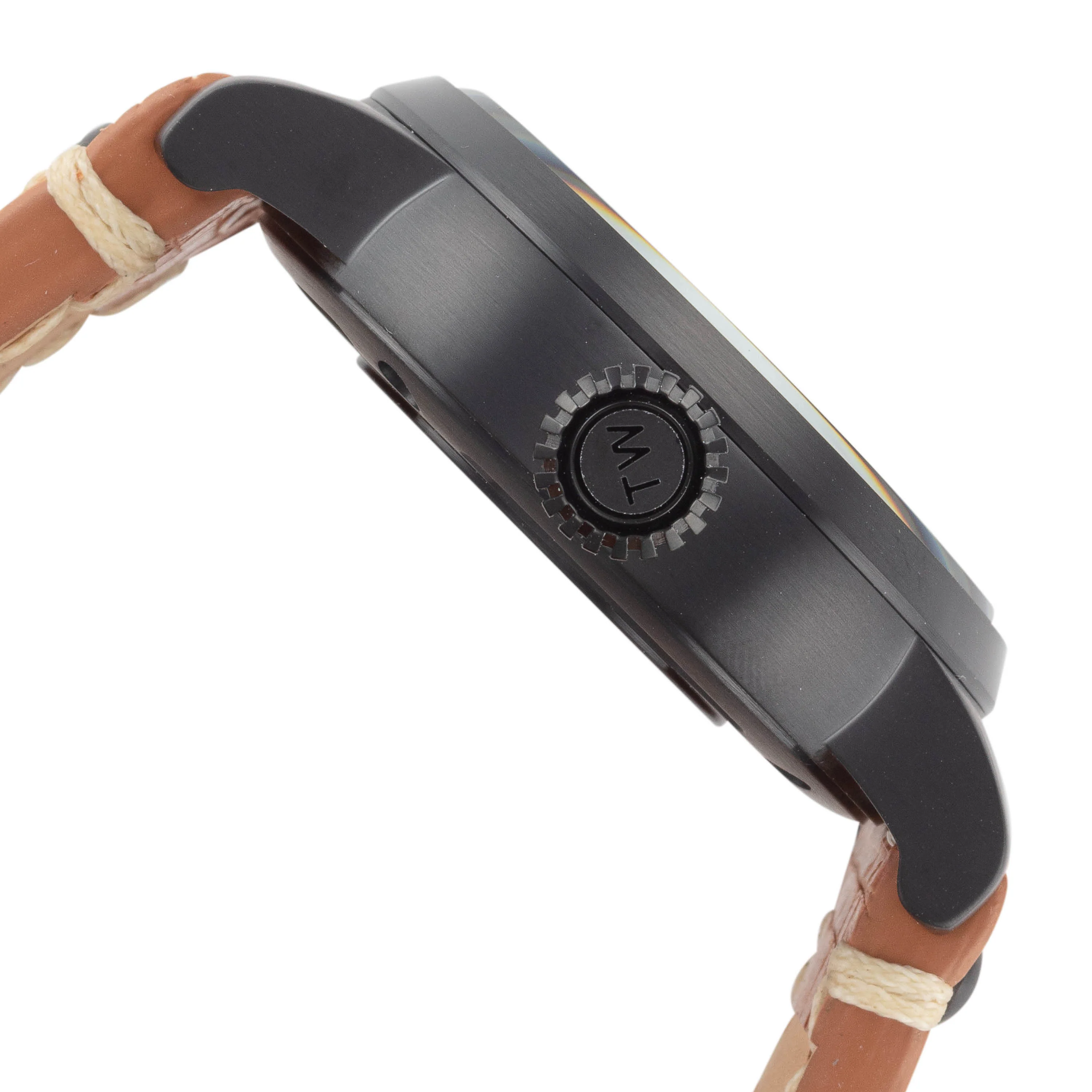 Maverick 45mm / Black / Brown | Black Dial - Image 2
