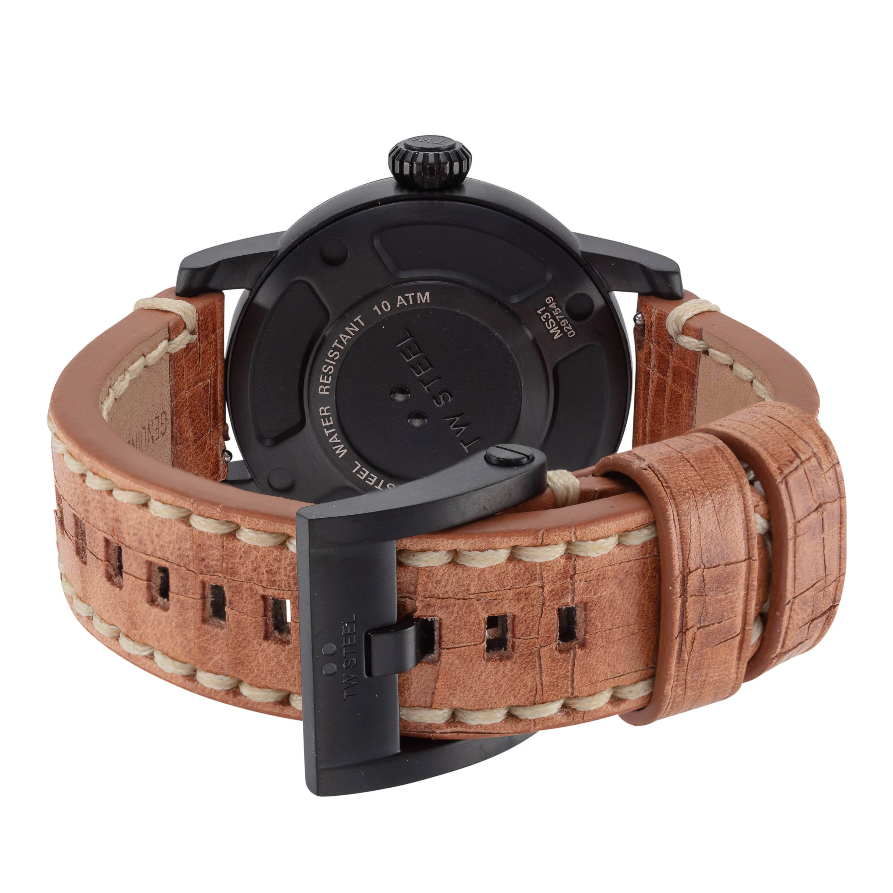 Maverick 45mm / Black / Brown | Black Dial - Image 3