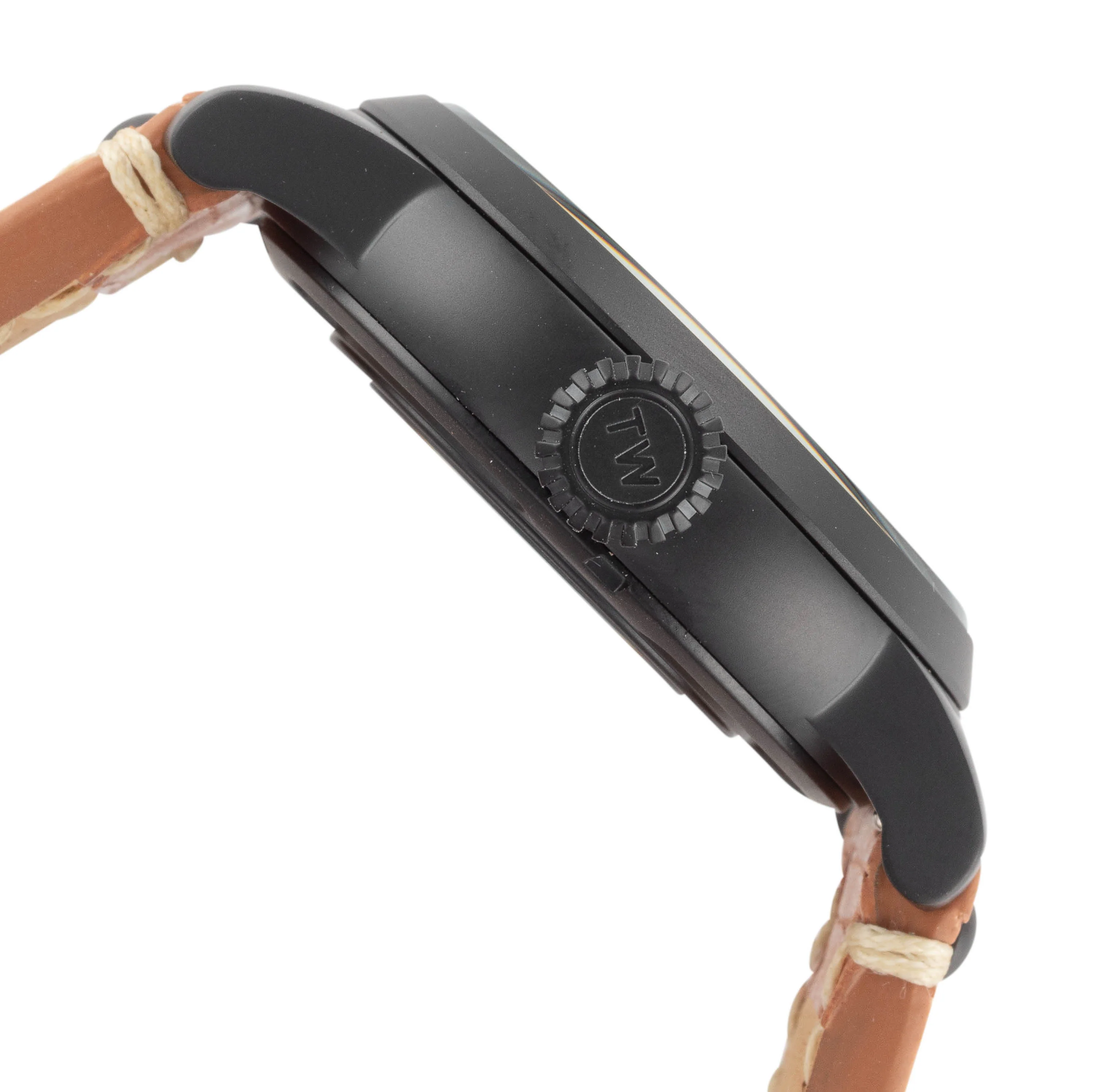 Maverick 48mm / Black / Brown | Black Dial - Image 2