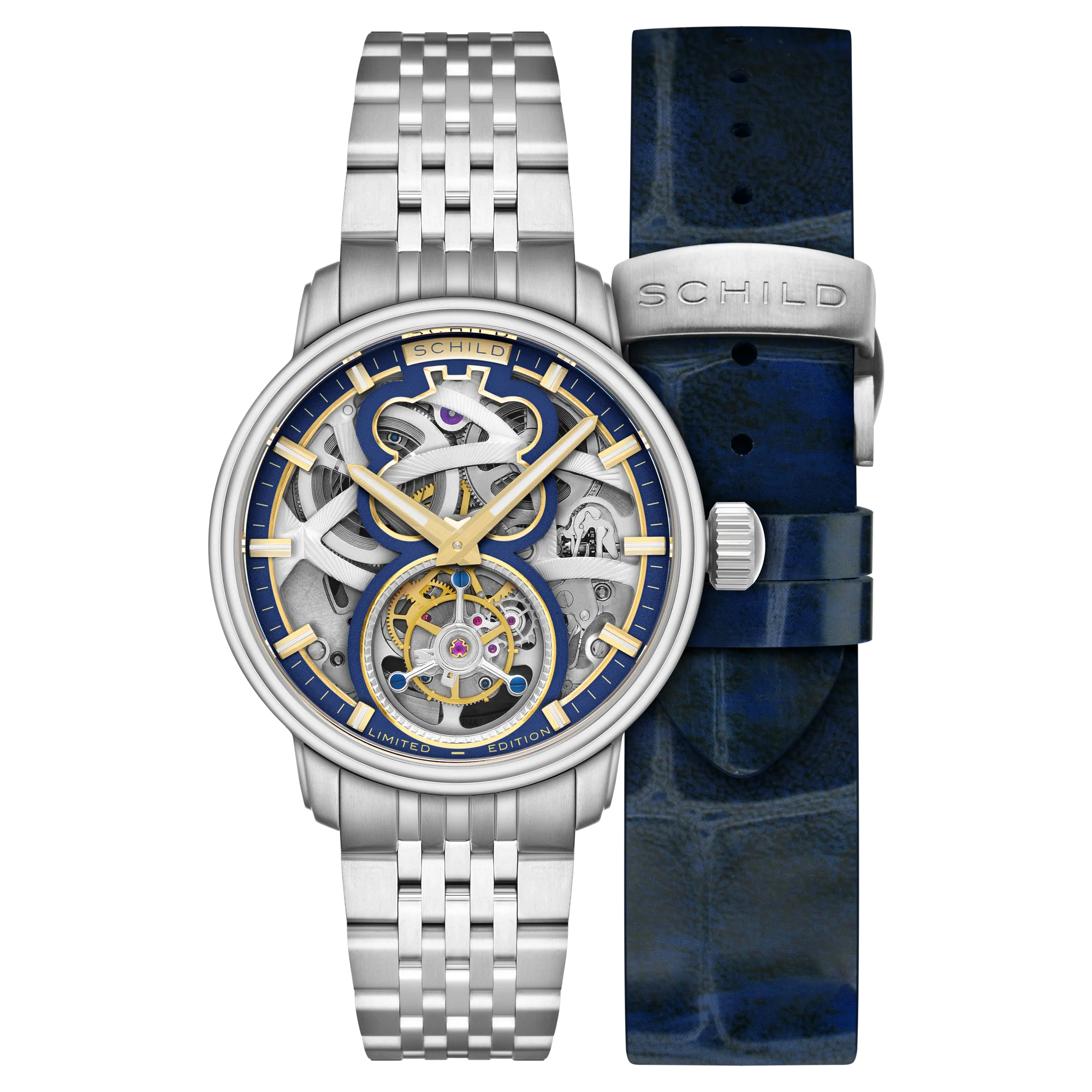 Maximillian Tourbillon Limited Edition Blue / Stainless Steel Blue Dial - Image 2