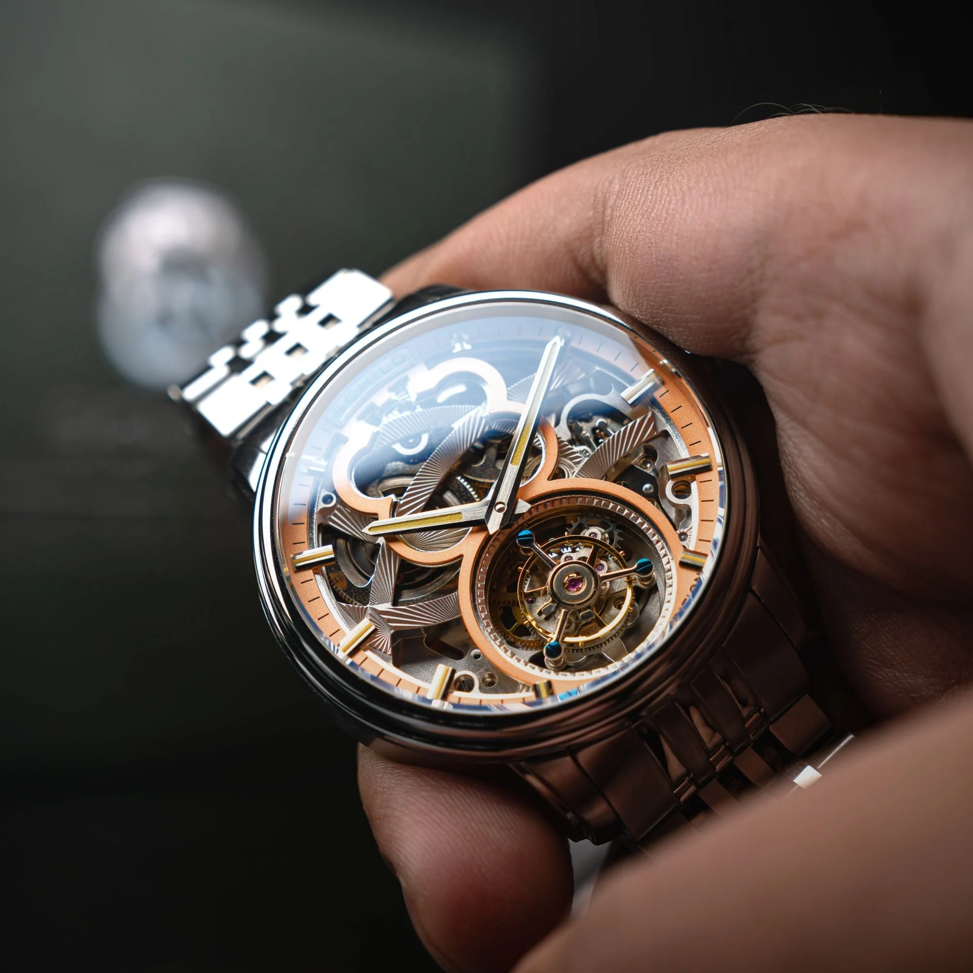 Maximillian Tourbillon Limited Edition Beige / Steel Stainless Steel | Beige Dial - Image 2