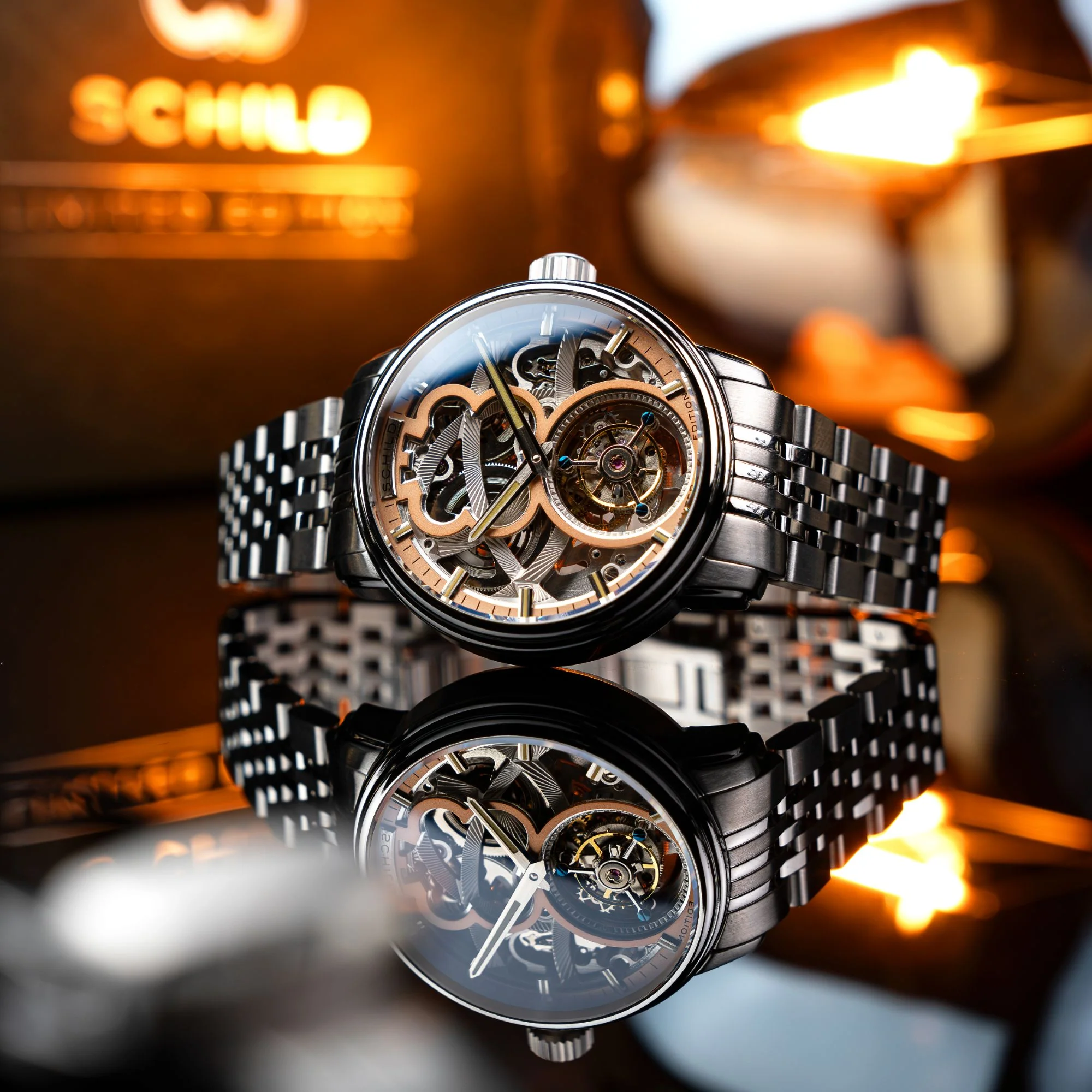 Maximillian Tourbillon Limited Edition Beige / Steel Stainless Steel | Beige Dial - Image 4