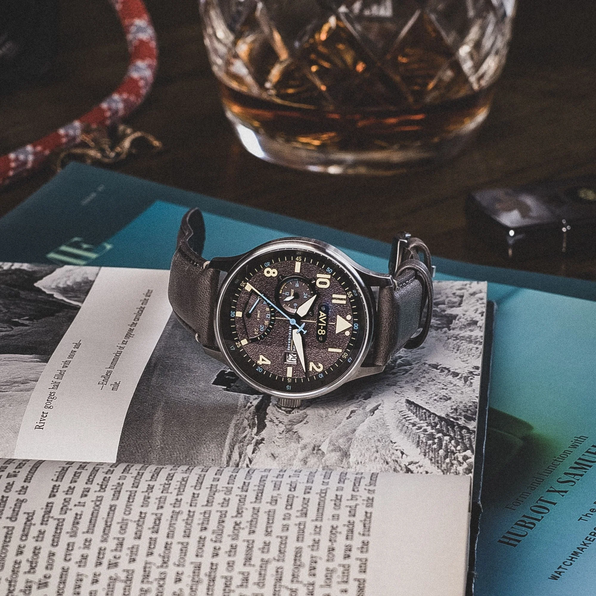 Mckellar Dual Time Grey / Leather | Grey Dial - Image 3