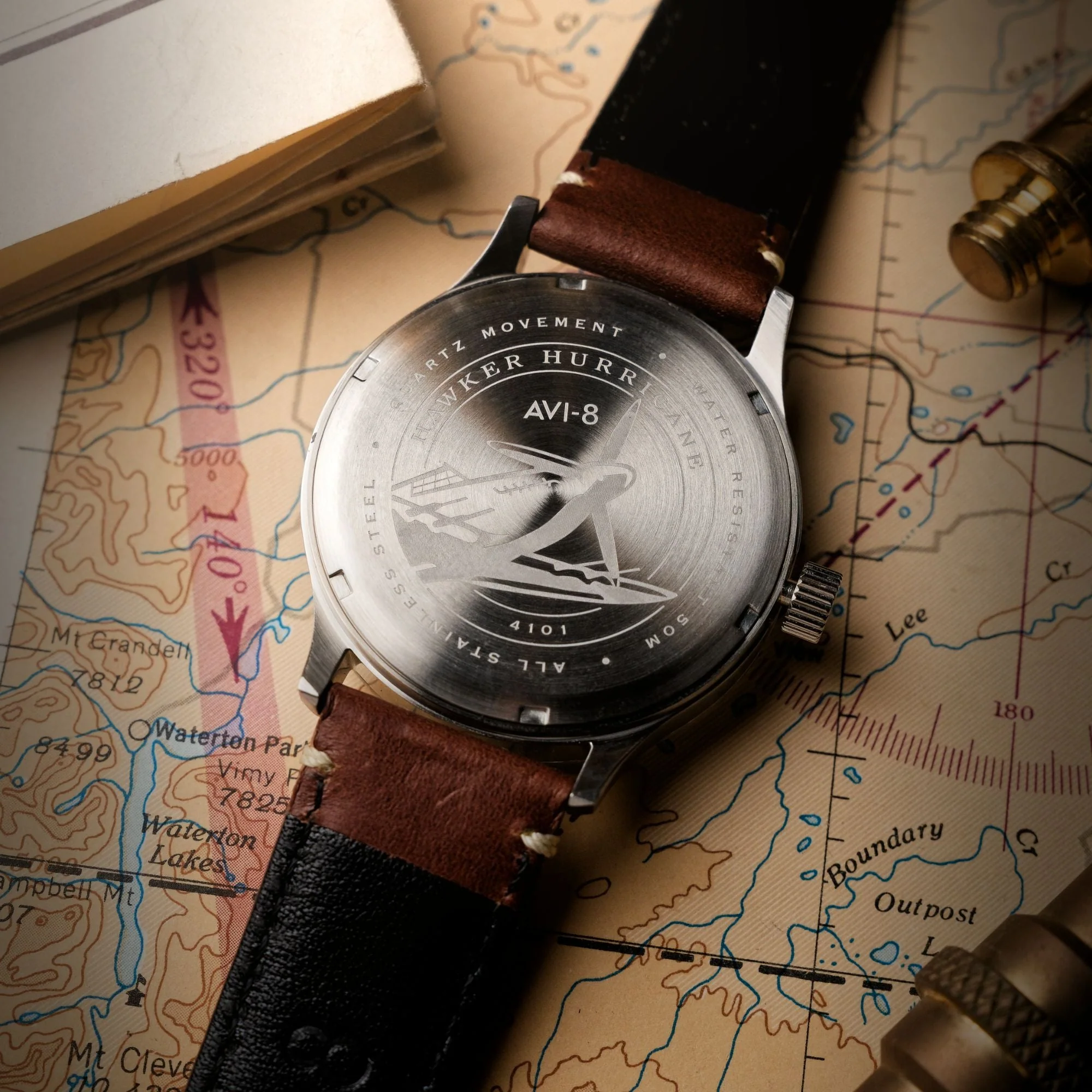 Mckellar Dual Time Black / Leather | Black Dial - Image 4