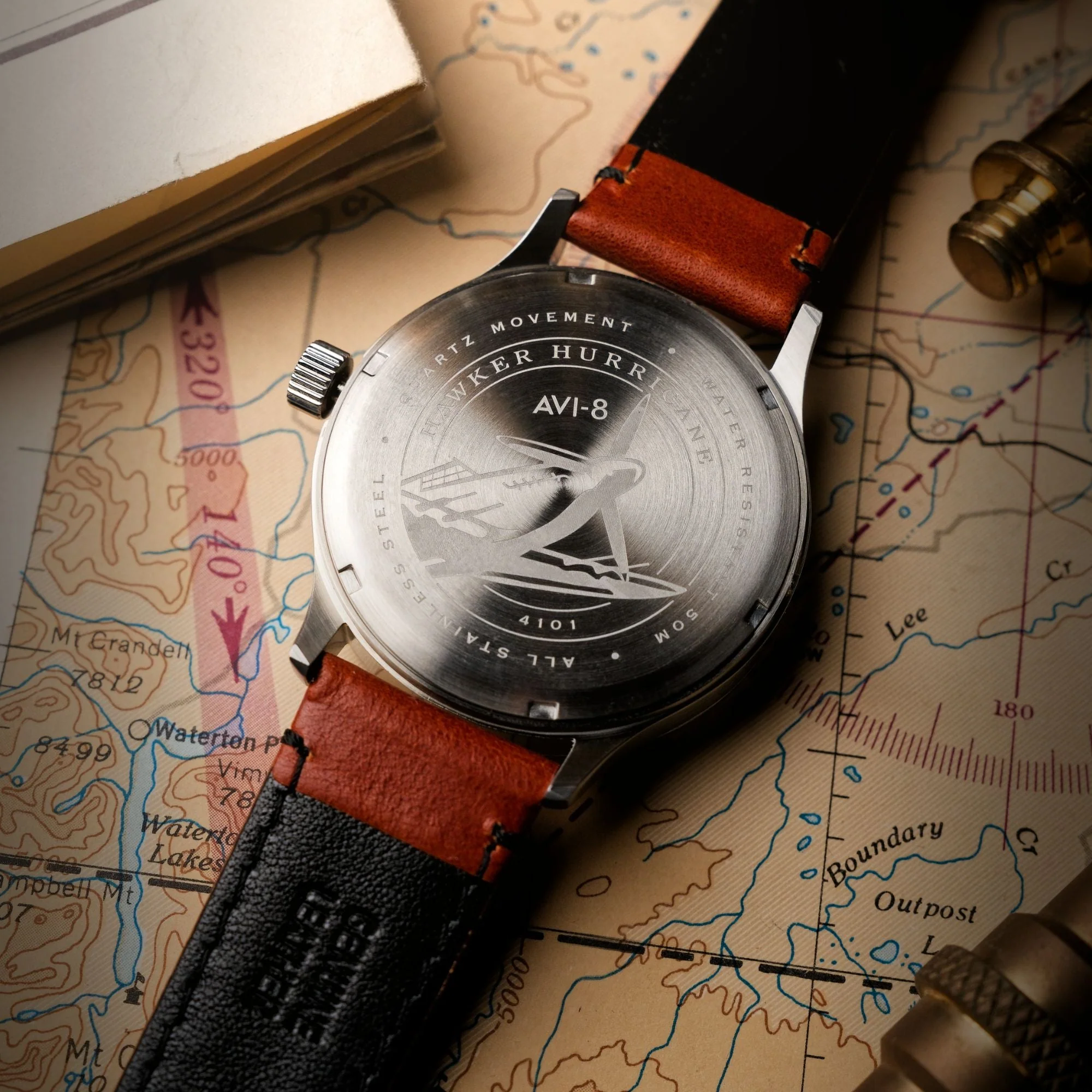 Mckellar Dual Time Cream / Leather | Cream Dial - Image 4