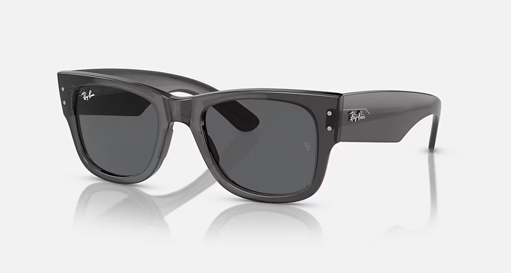 MEGA WAYFARER UNISEX Transparent Black / Dark Grey | Dial - Image 2