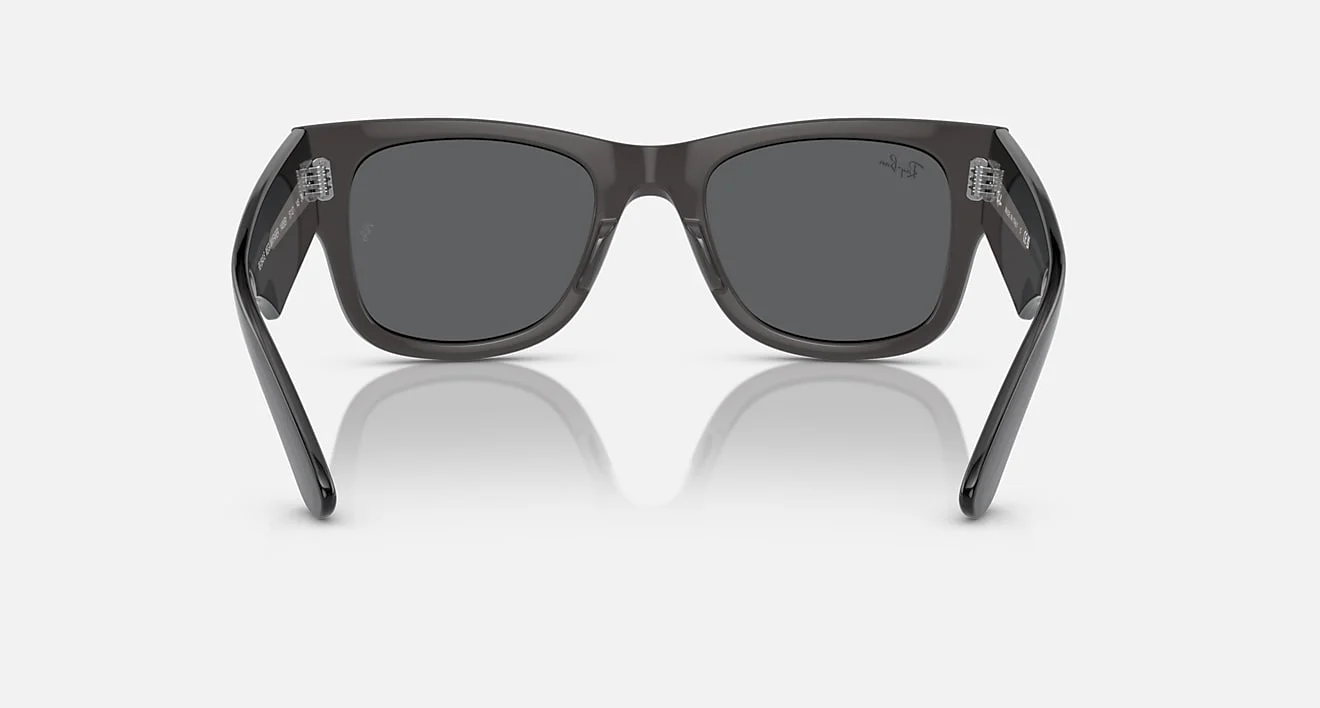 MEGA WAYFARER UNISEX Transparent Black / Dark Grey | Dial - Image 5