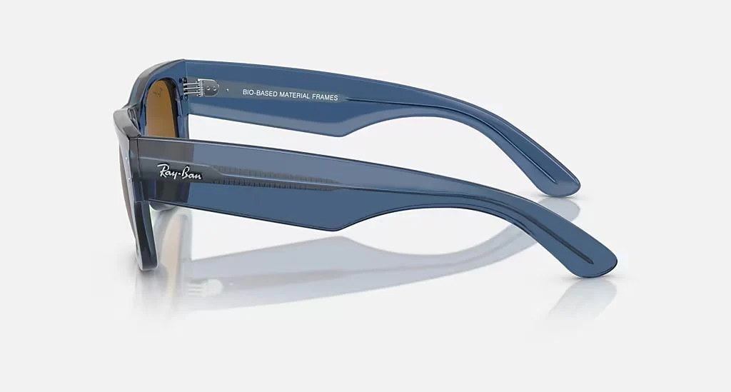 MEGA WAYFARER UNISEX Transparent Blu / Brown Bio-Based | Dial - Image 4