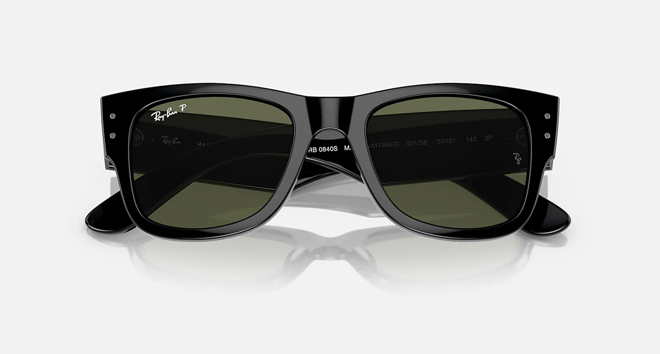 MEGA WAYFARER UNISEX Black / Green Polar | Dial - Image 3