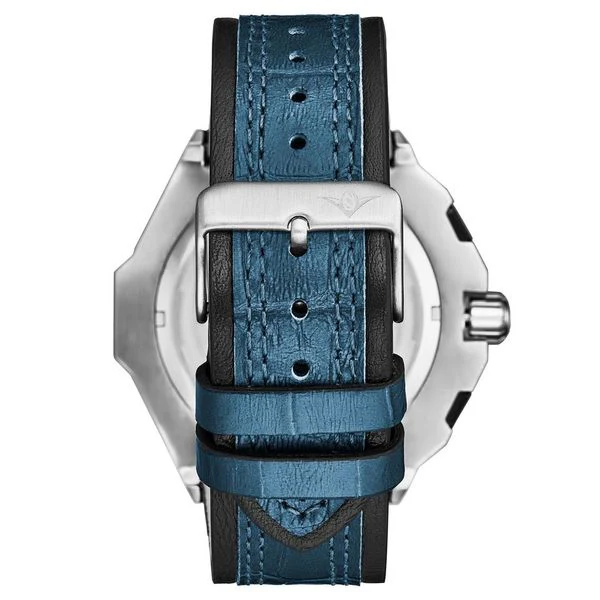 Mens Sport Watch Blue/ Leather | Blue Dial - Image 2