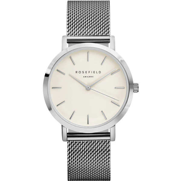 Mercer 38mm / White / Silver | White Dial