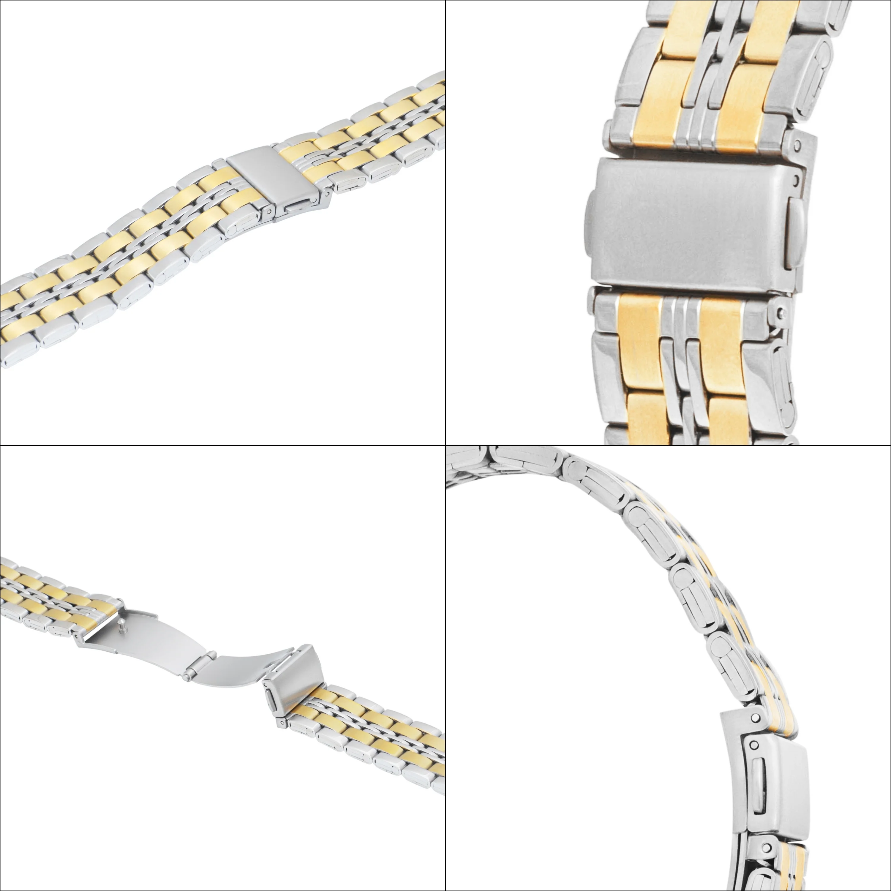 MET.615 | Jubilee Stainless Steel Watch Band 22mm / Two-Tone |  Dial - Image 2