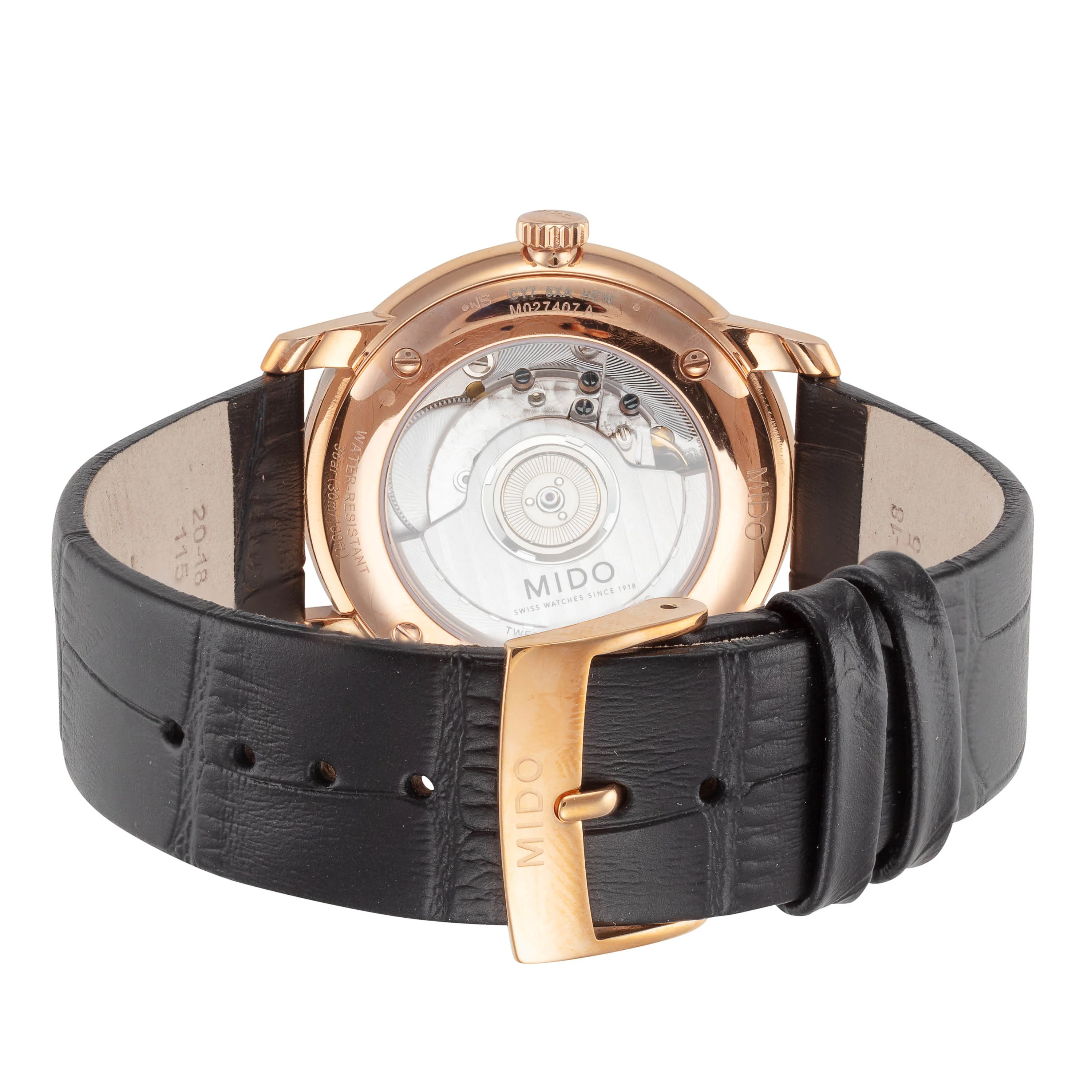 Mido 39mm / Black / Silver | Silver Dial - Image 3