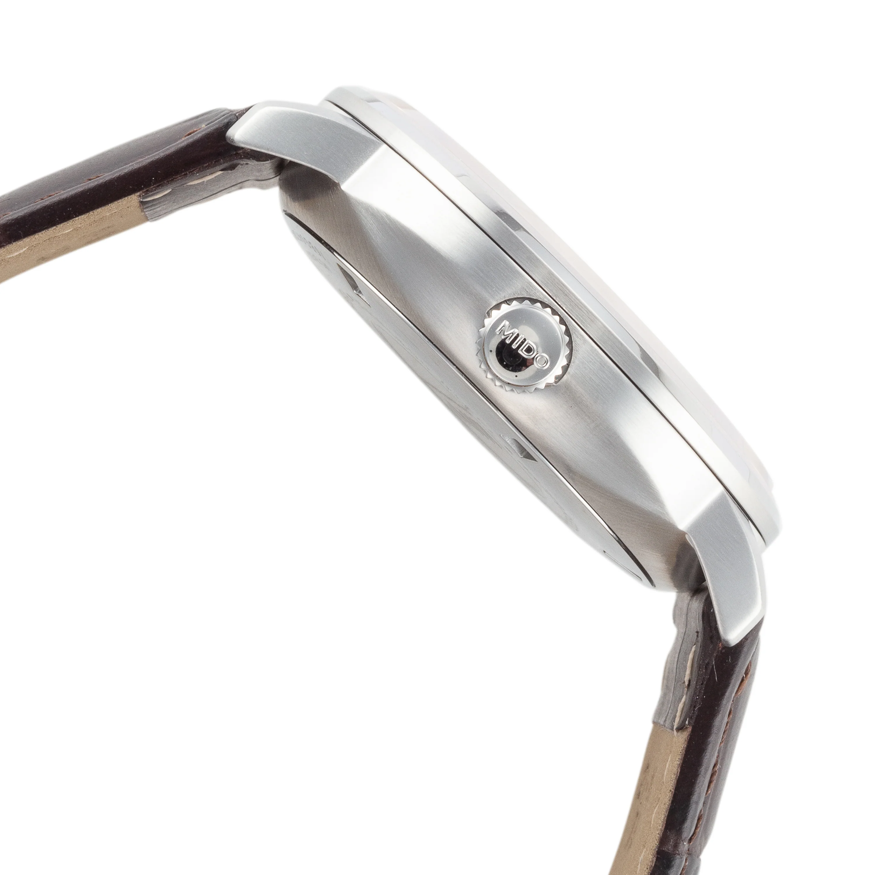 Mido 40mm / Brown / Silver | Silver Dial - Image 2