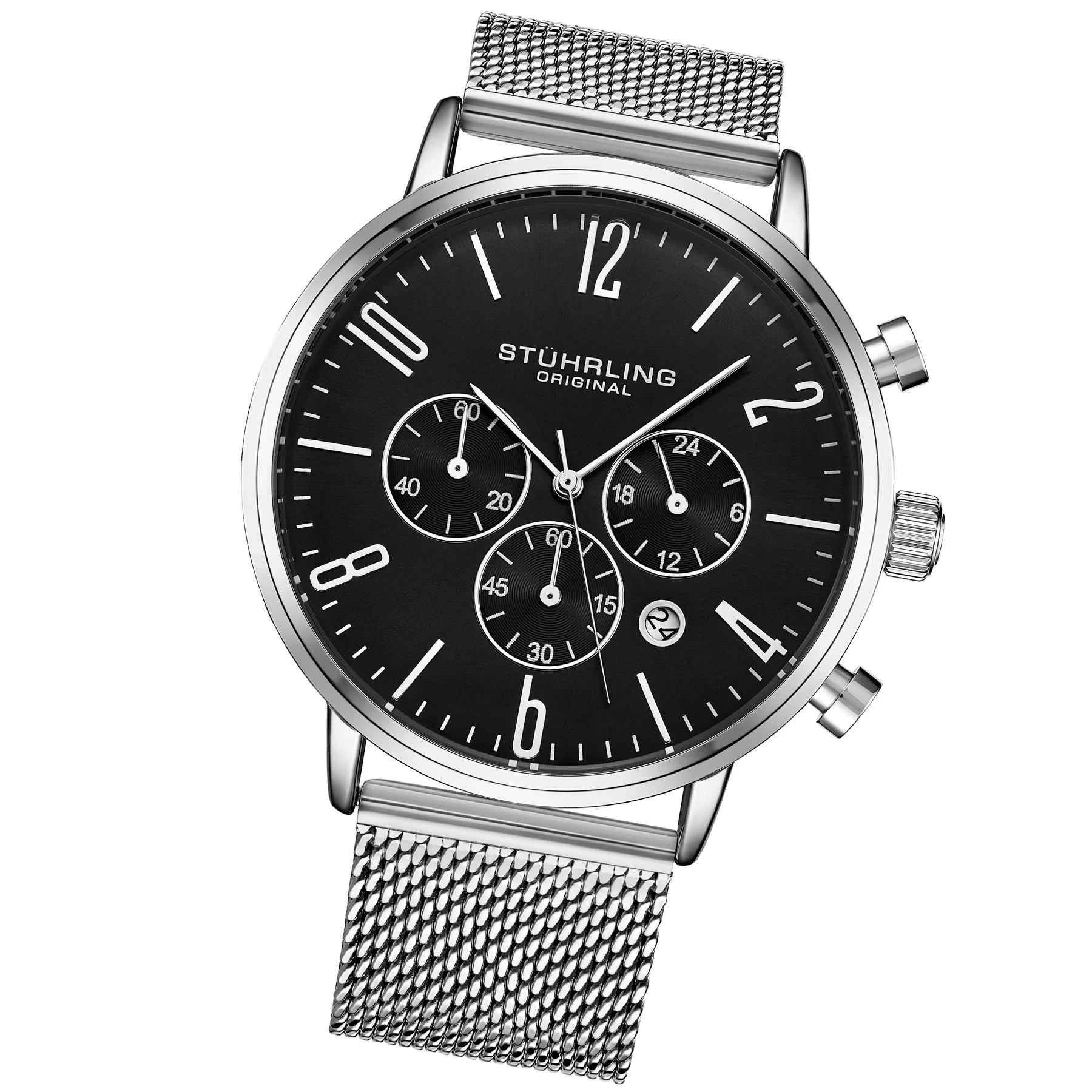 Monaco Silver/Stainless Steel/Black Dial/Silver Case 3932.1 | Black Dial - Image 2