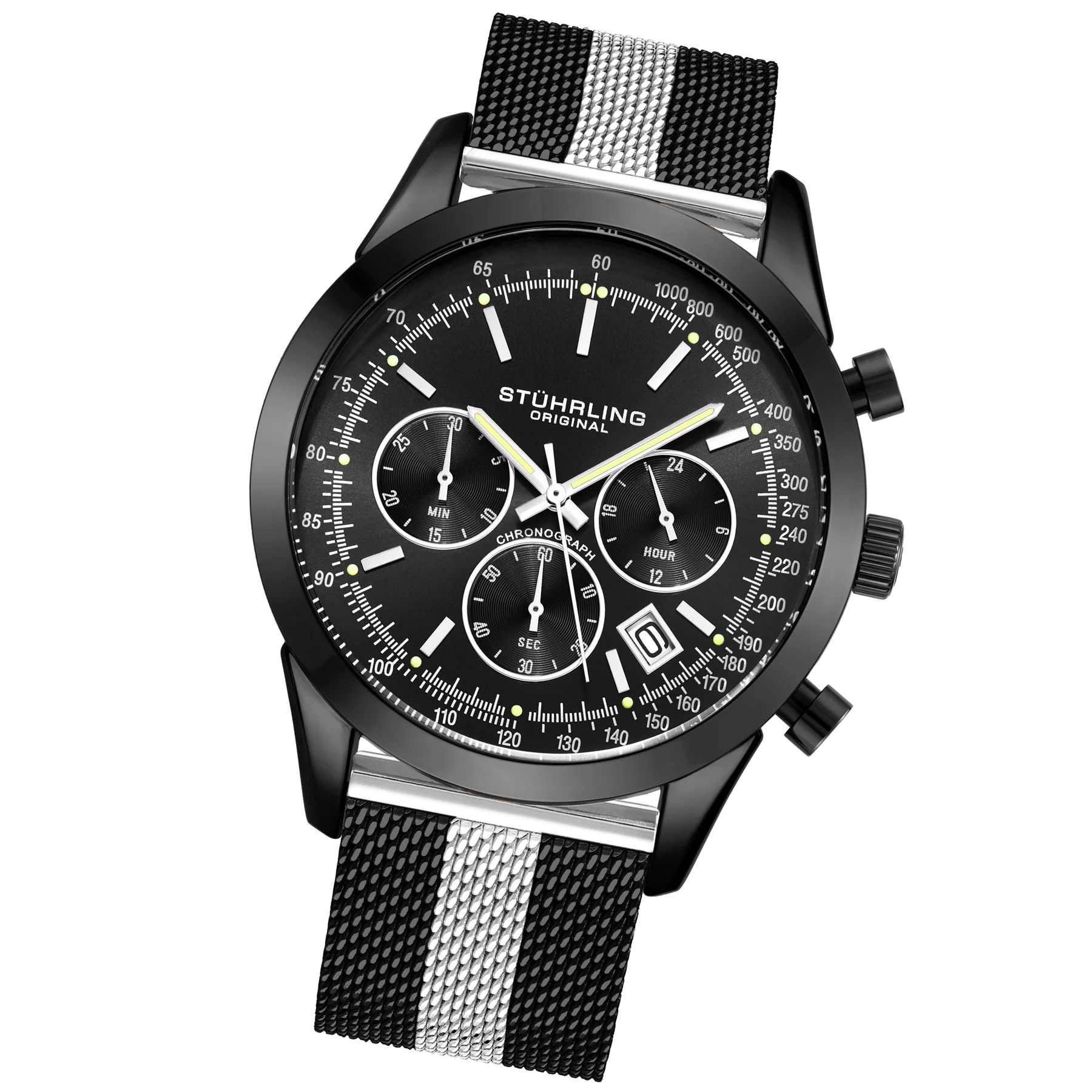 Monaco Silver/Alloy | Black Dial - Image 2