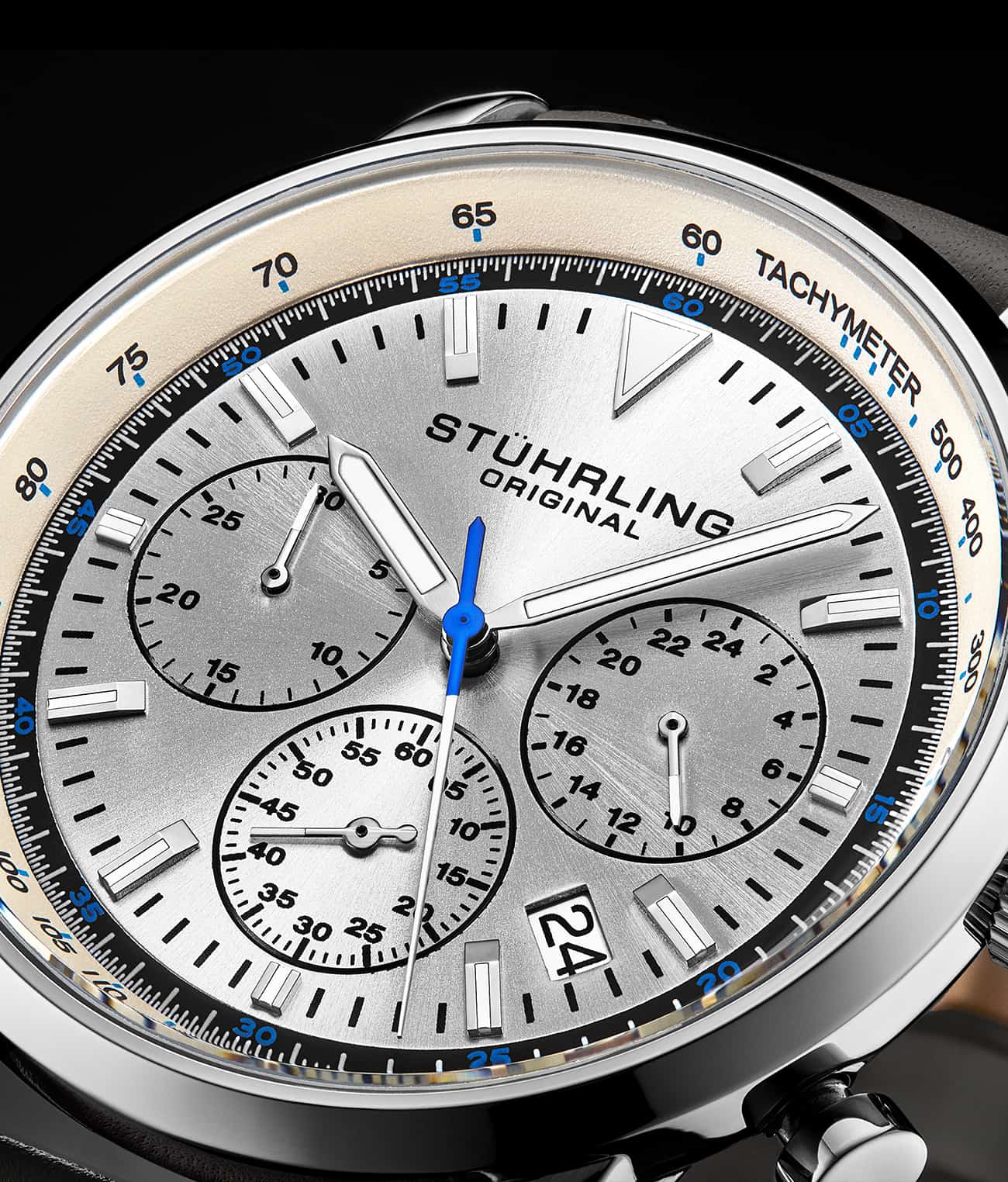 Monaco Silver Dial/ Grey Leather | Silver Dial - Image 2