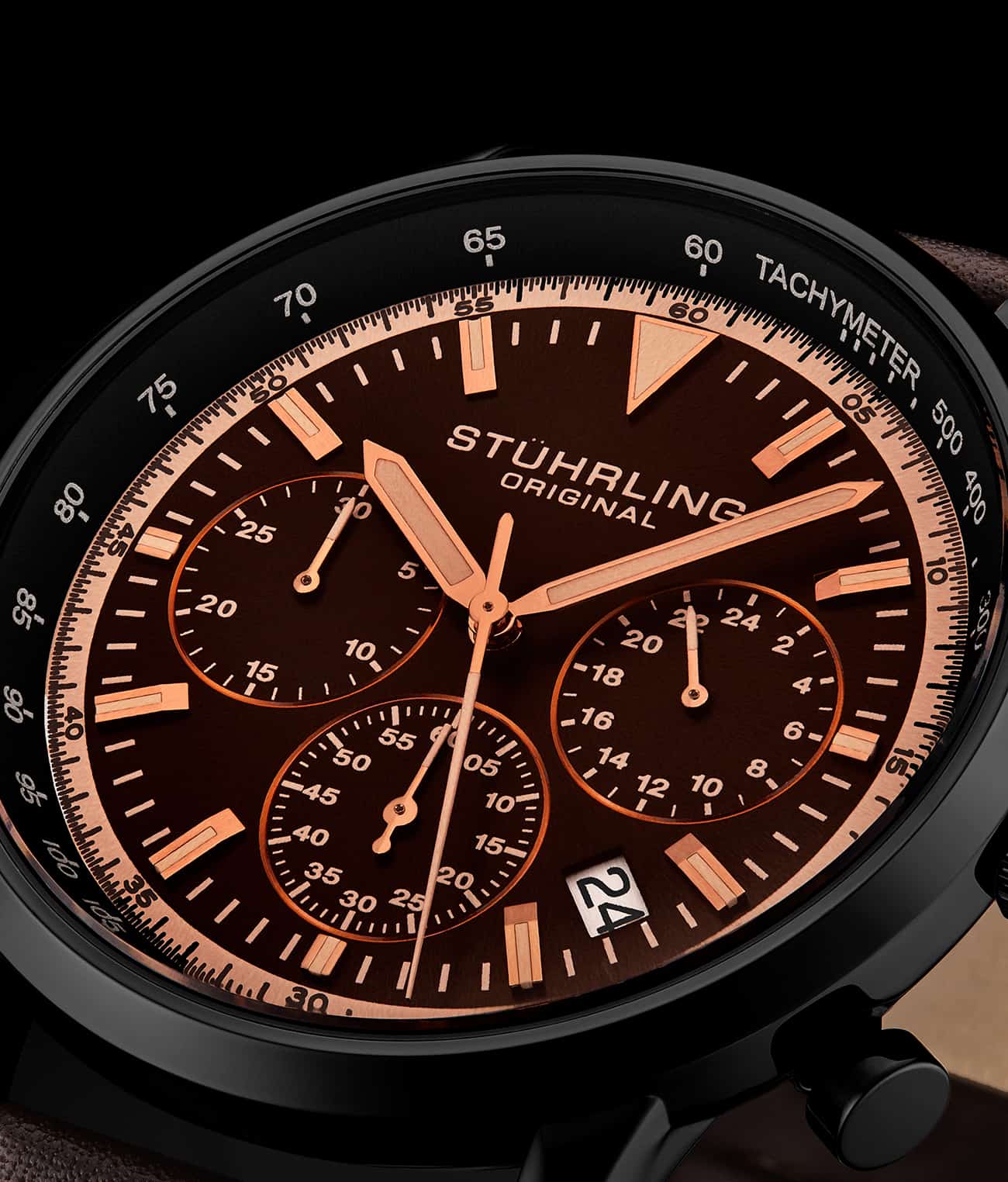 Monaco Dark Brown Dial/ Dark Brown Leather | Brown Dial - Image 2