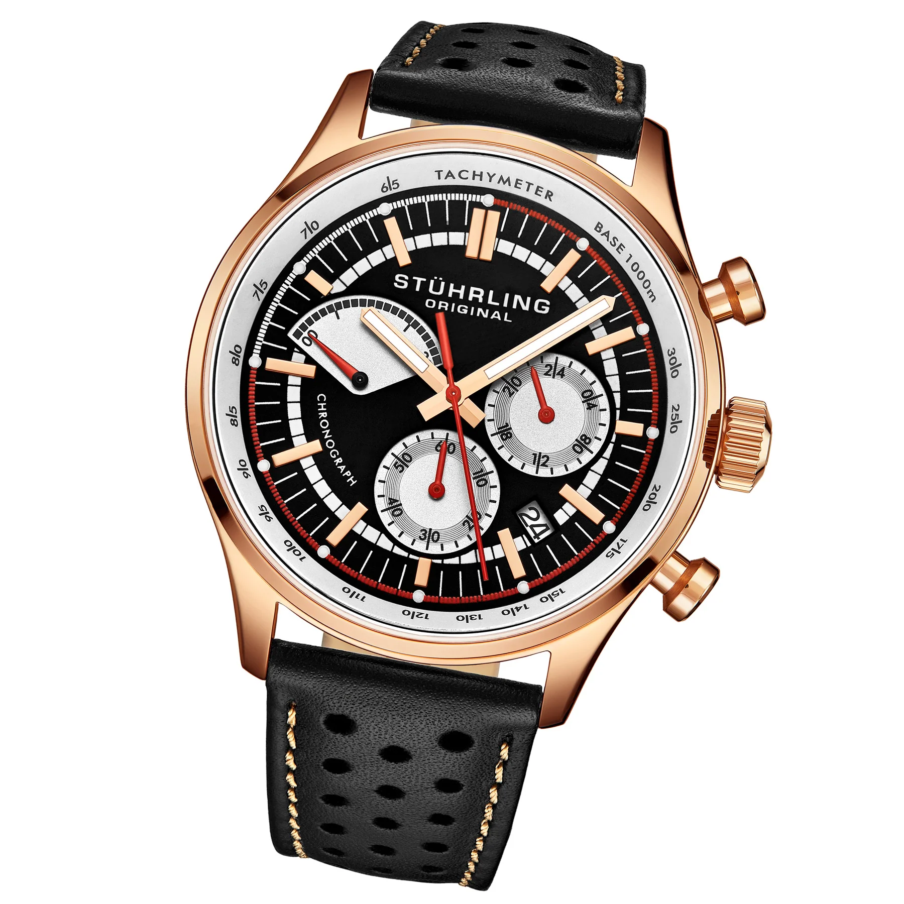 Monaco Brown/Leather/Brown Dial/Rose Case | Brown Dial - Image 2