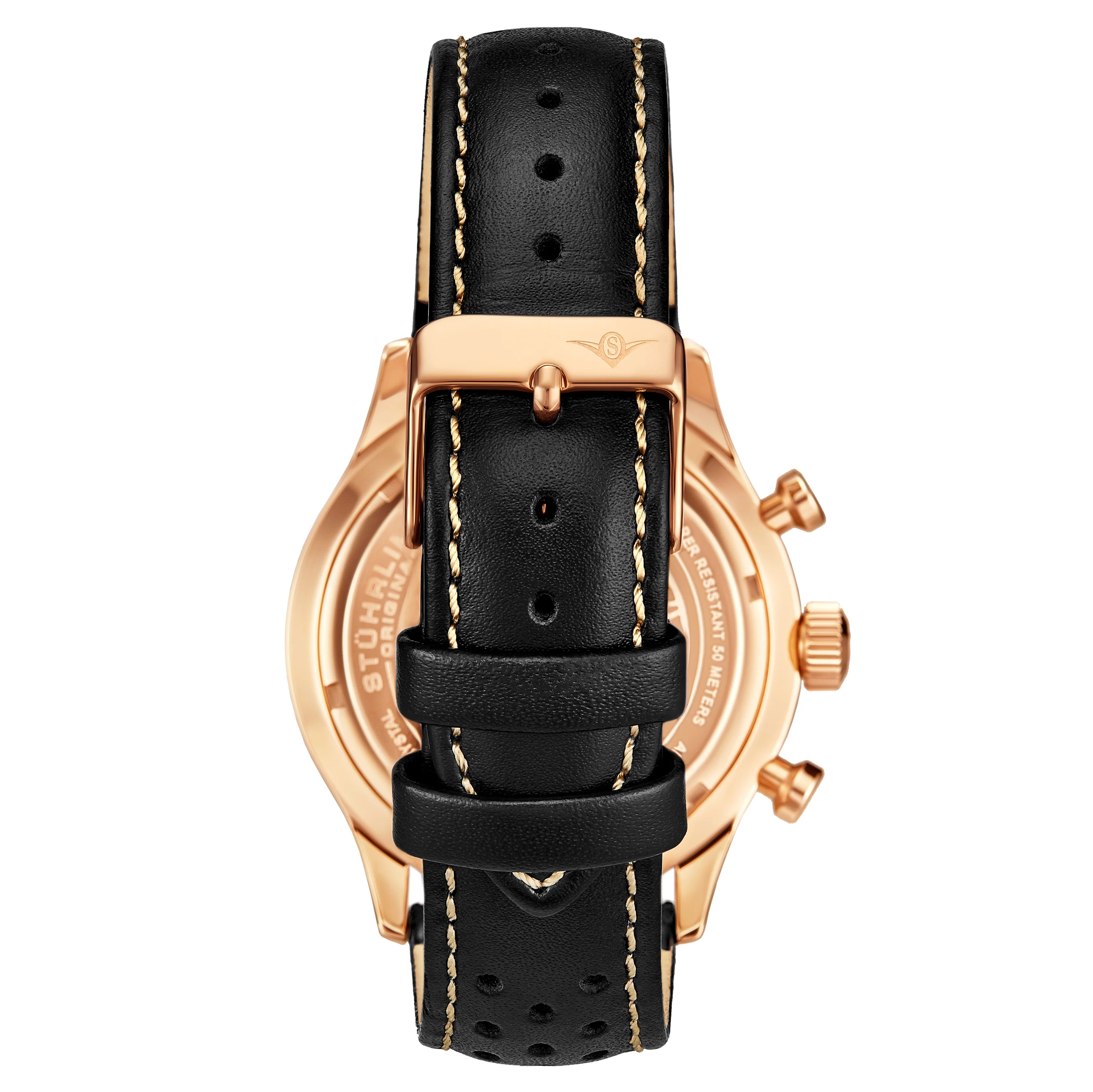 Monaco Brown/Leather/Brown Dial/Rose Case | Brown Dial - Image 3