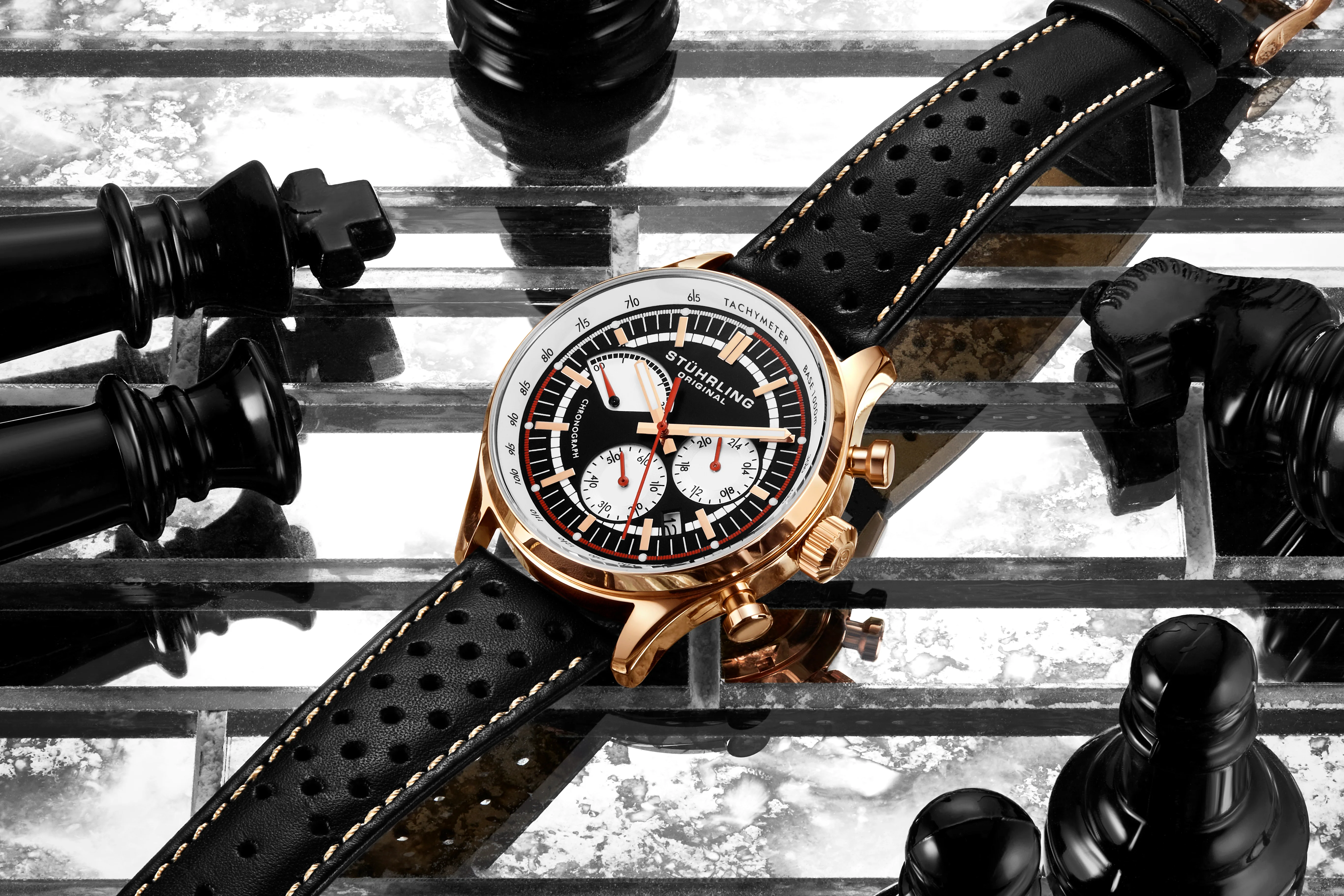 Monaco Brown/Leather/Brown Dial/Rose Case | Brown Dial - Image 4